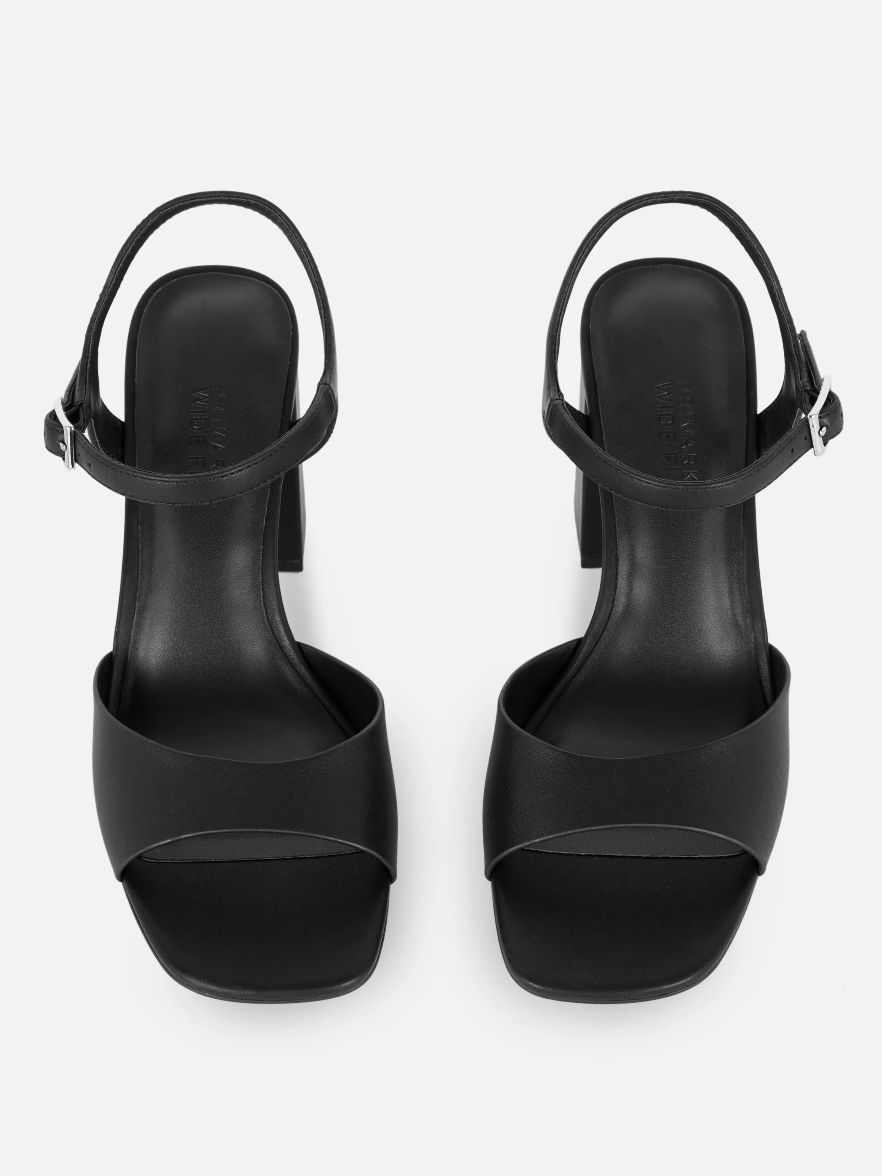 Chaussures à Talons Carrés Et Bride Incurvée Coupe Large-Primark Clearance