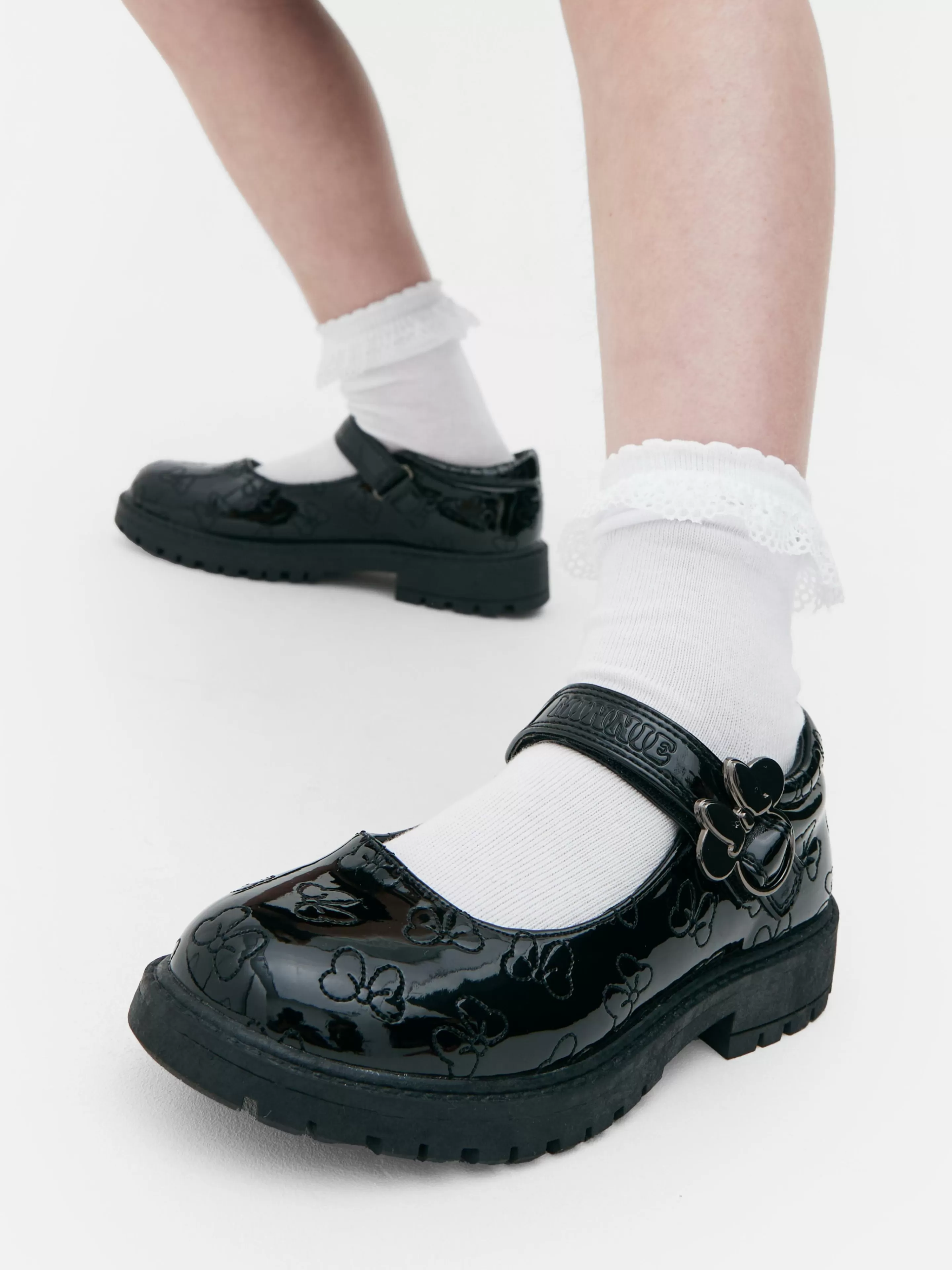 Chaussures D'école Vernies Disney Minnie Mouse-Primark Flash Sale