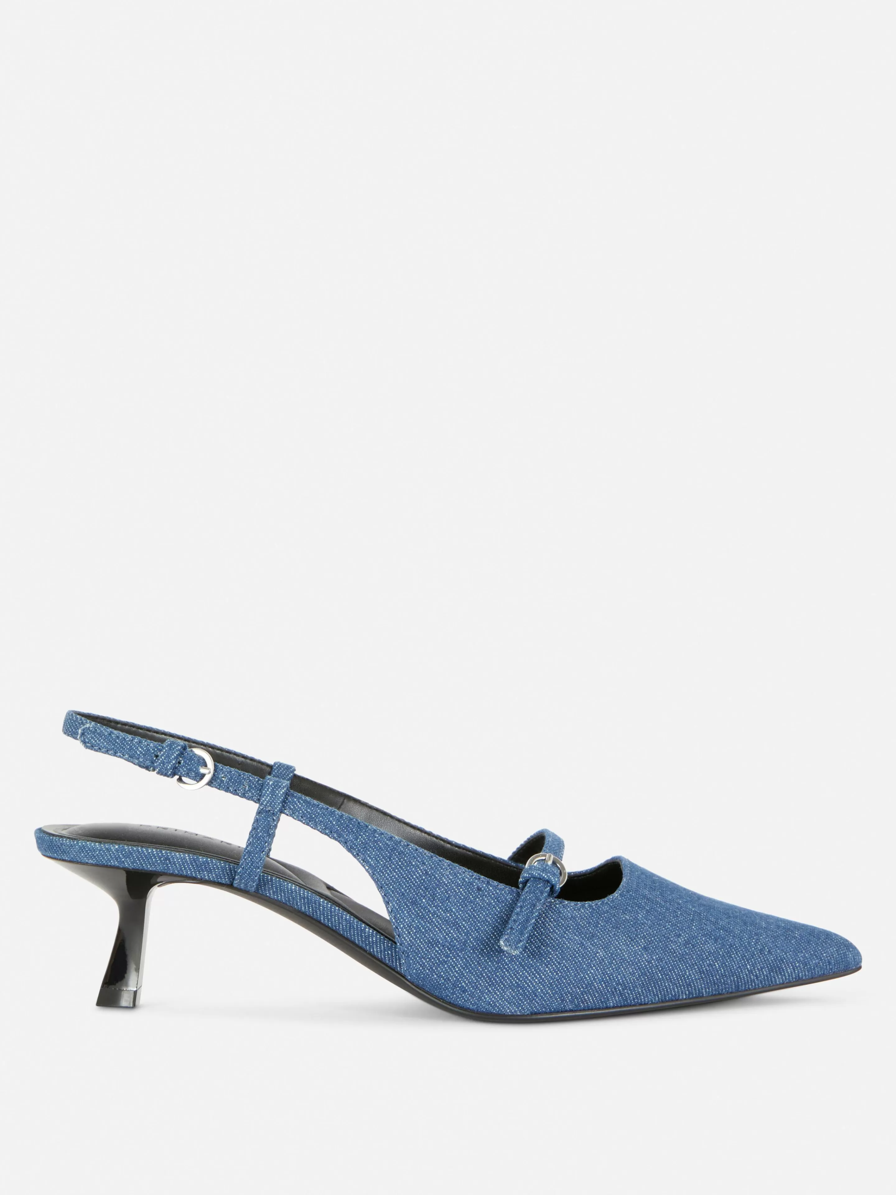 Chaussures En Jean à Talon Bas Et Boucle-Primark Best Sale