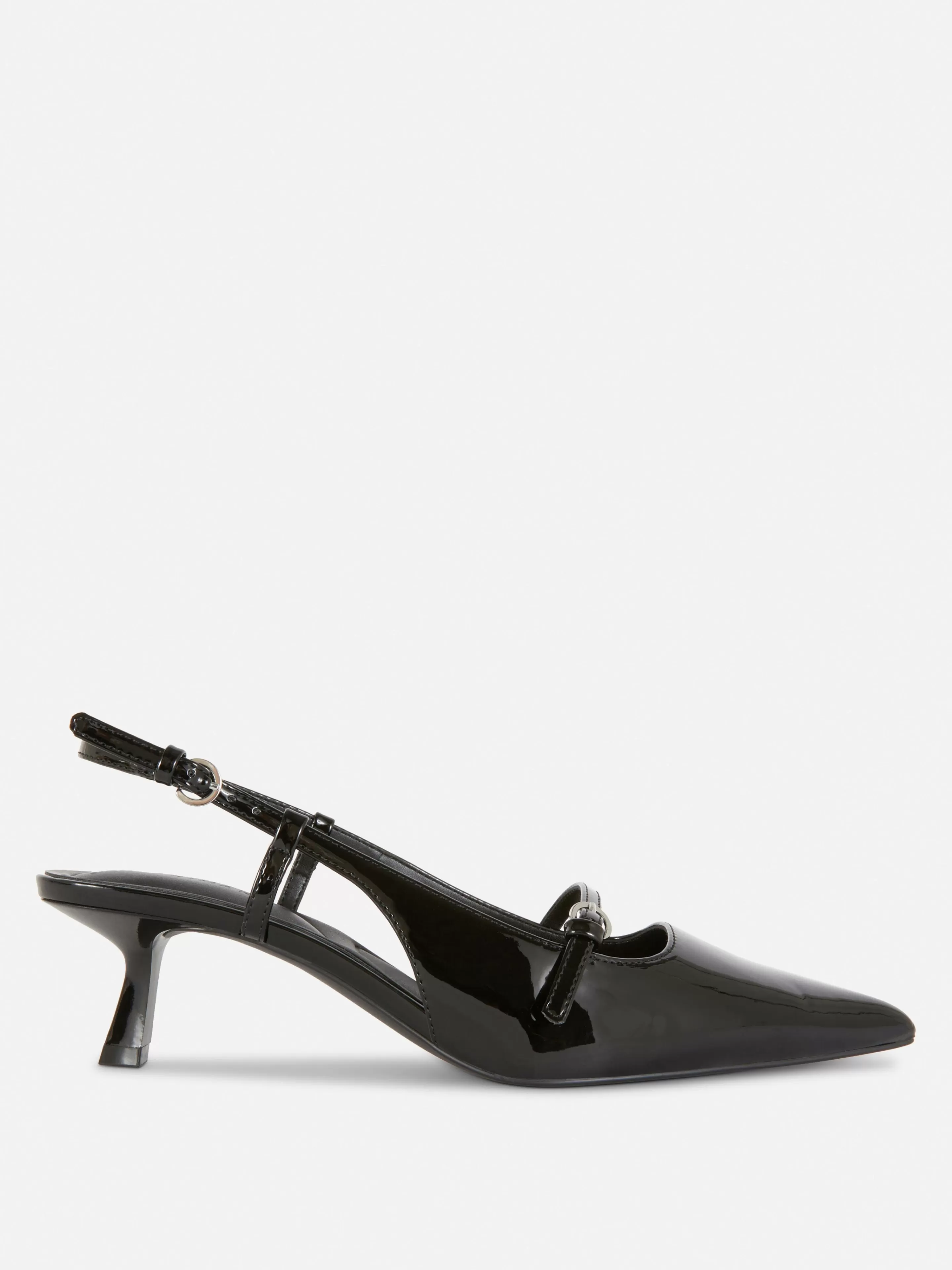 Chaussures Vernies à Talon Bas Et à Boucle-Primark Online