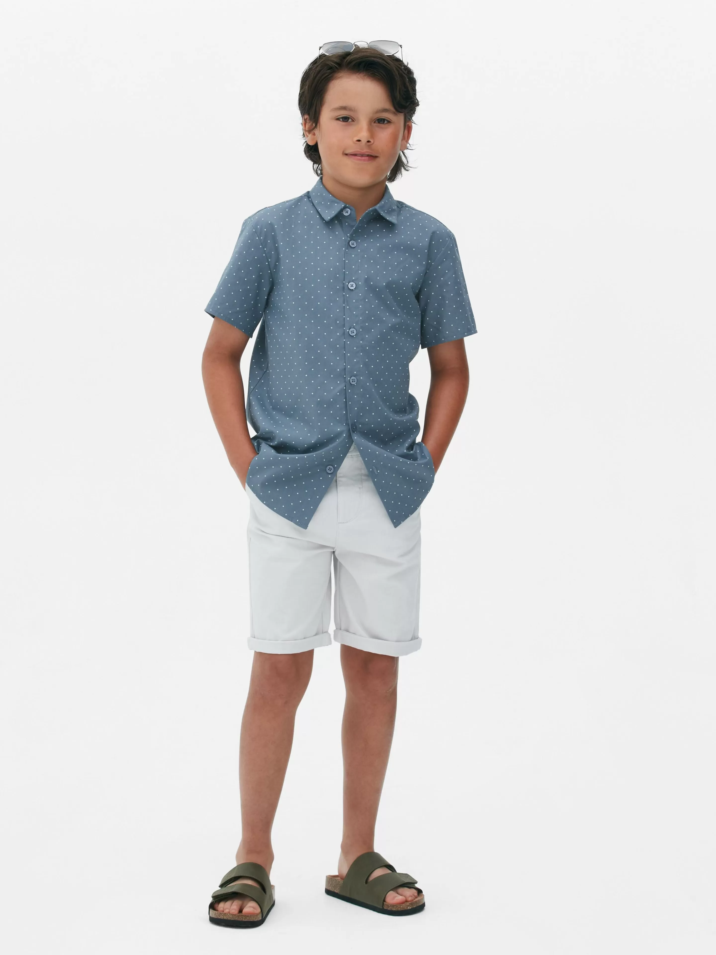Chemise à Manches Courtes Et à Boutons-Primark Clearance