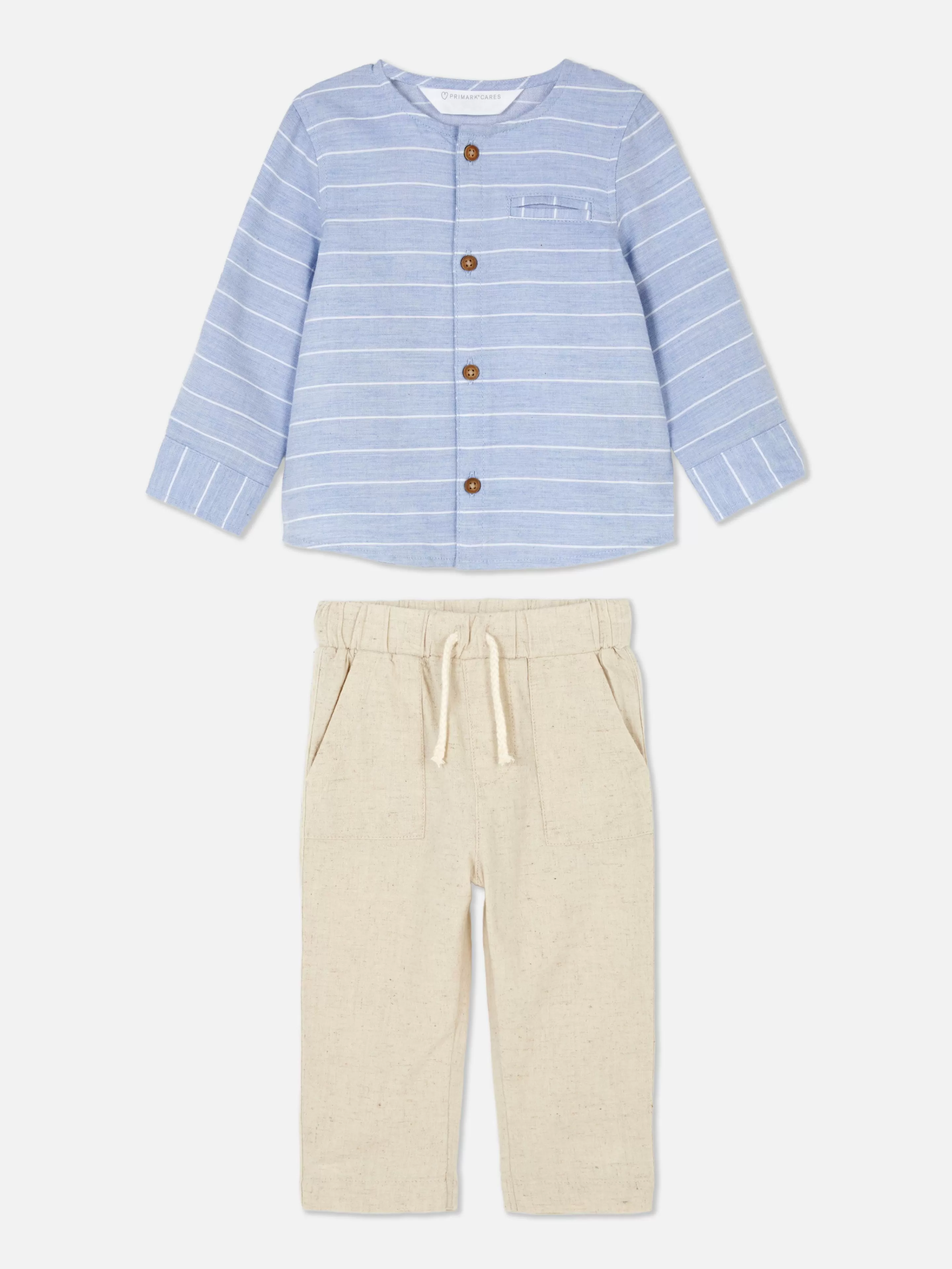 Chemise à Manches Longues Et Pantalon à Cordon-Primark Shop