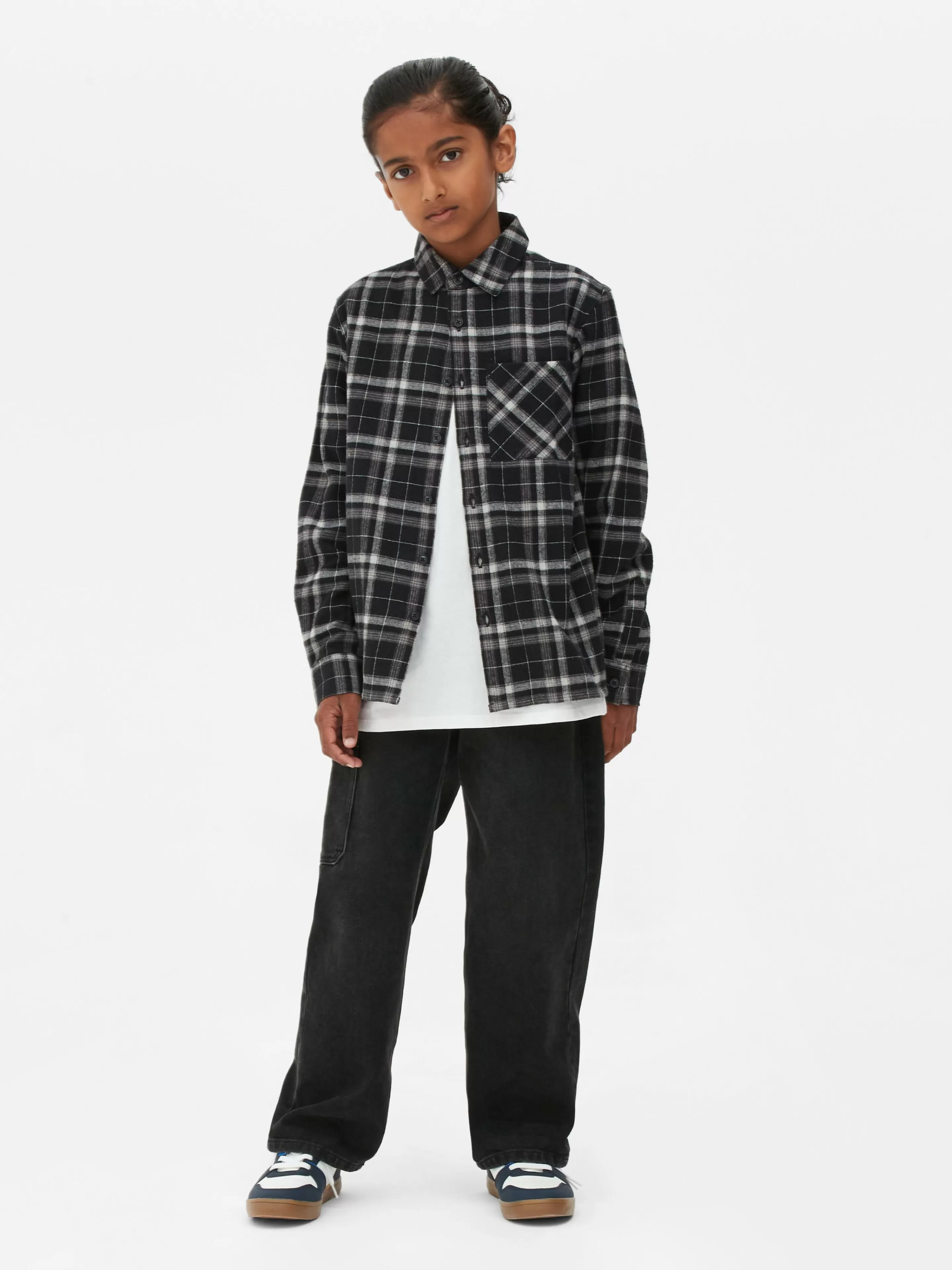 Chemise Boutonnée à Carreaux-Primark Best