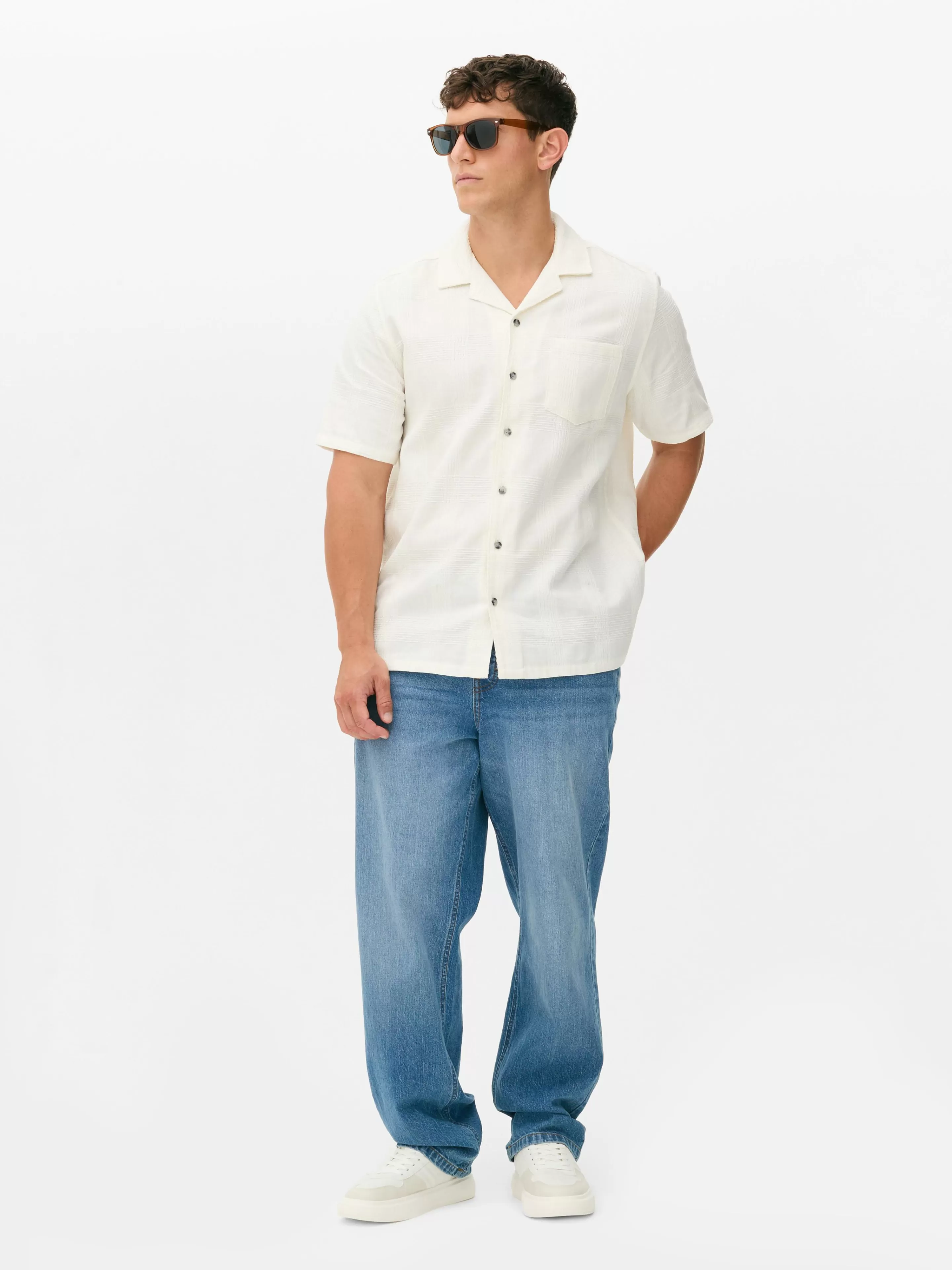 Chemise Boutonnée à Manches Courtes-Primark Sale