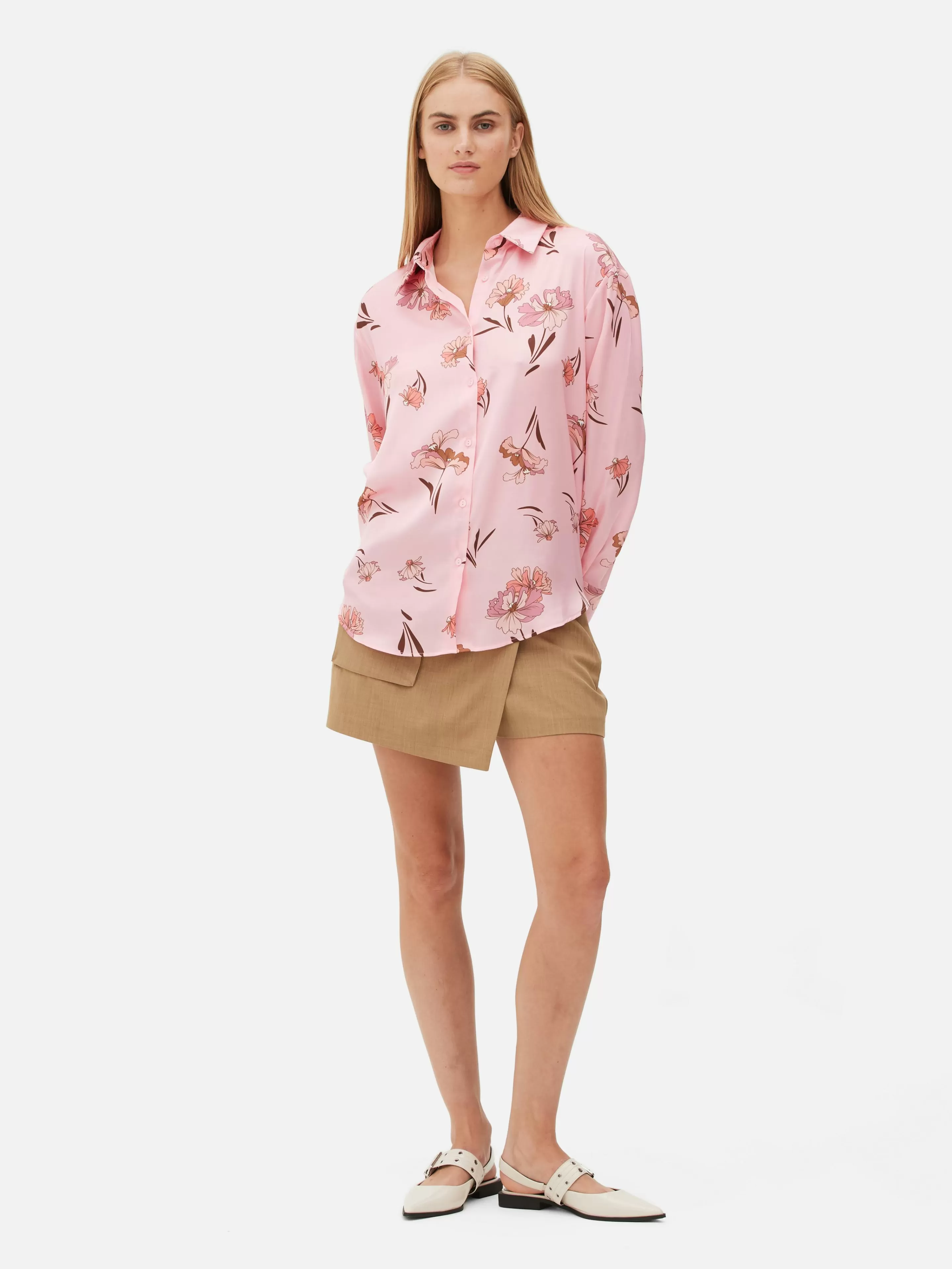 Chemise Boutonnée Graphique à Coordonner-Primark Hot