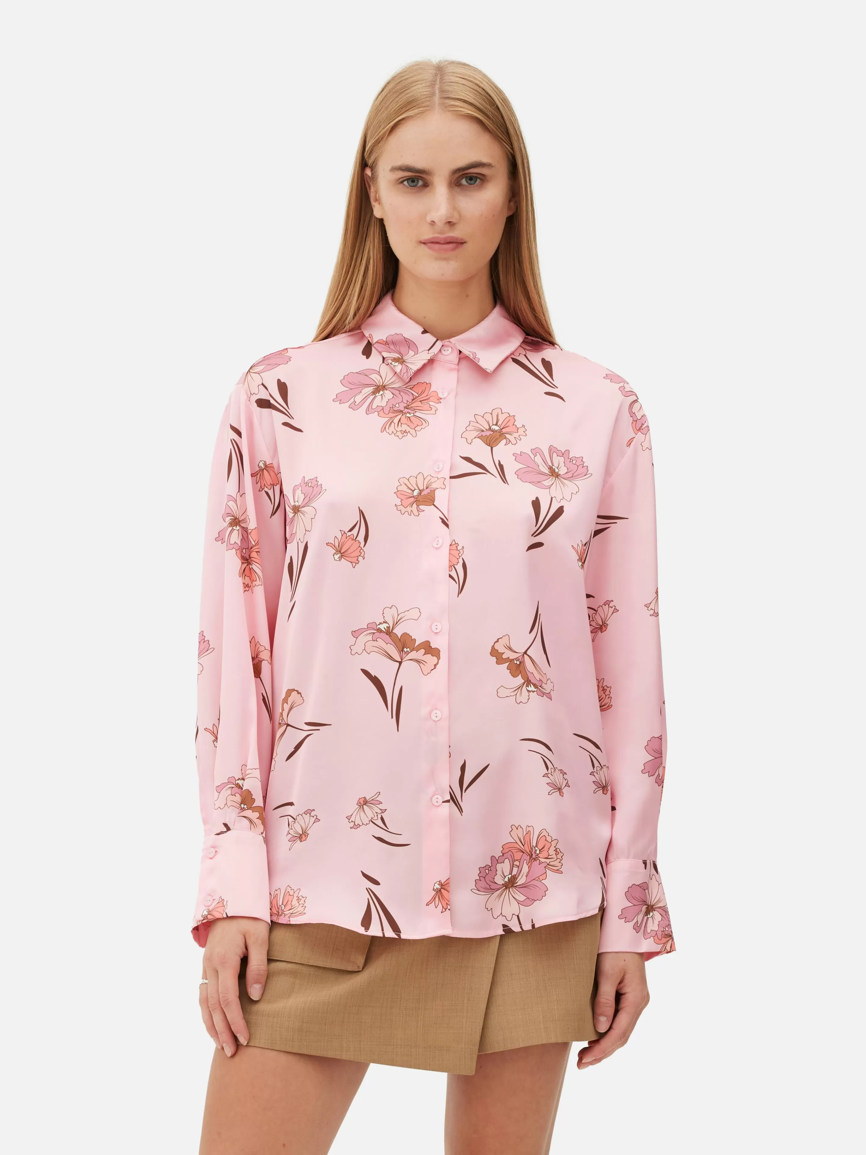 Chemise Boutonnée Graphique à Coordonner-Primark Hot