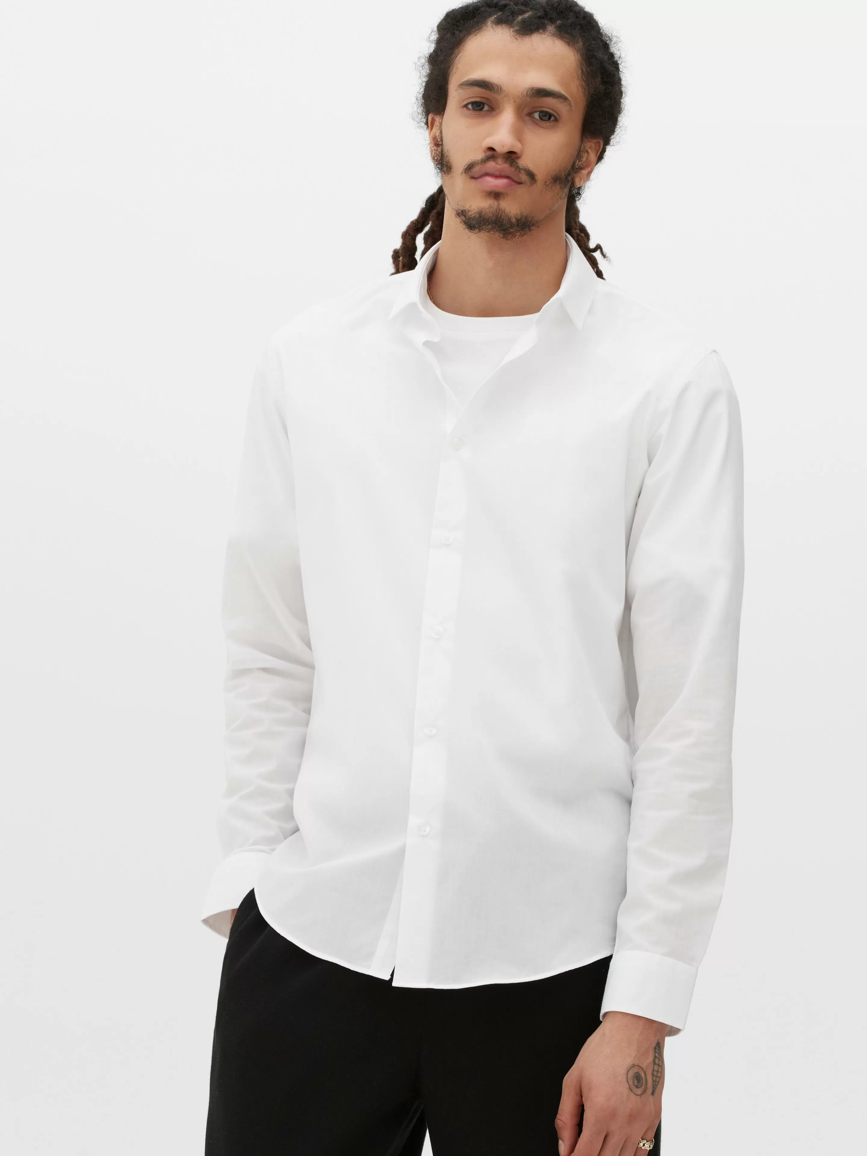 Chemise Coupe Regular à Manches Longues-Primark Flash Sale
