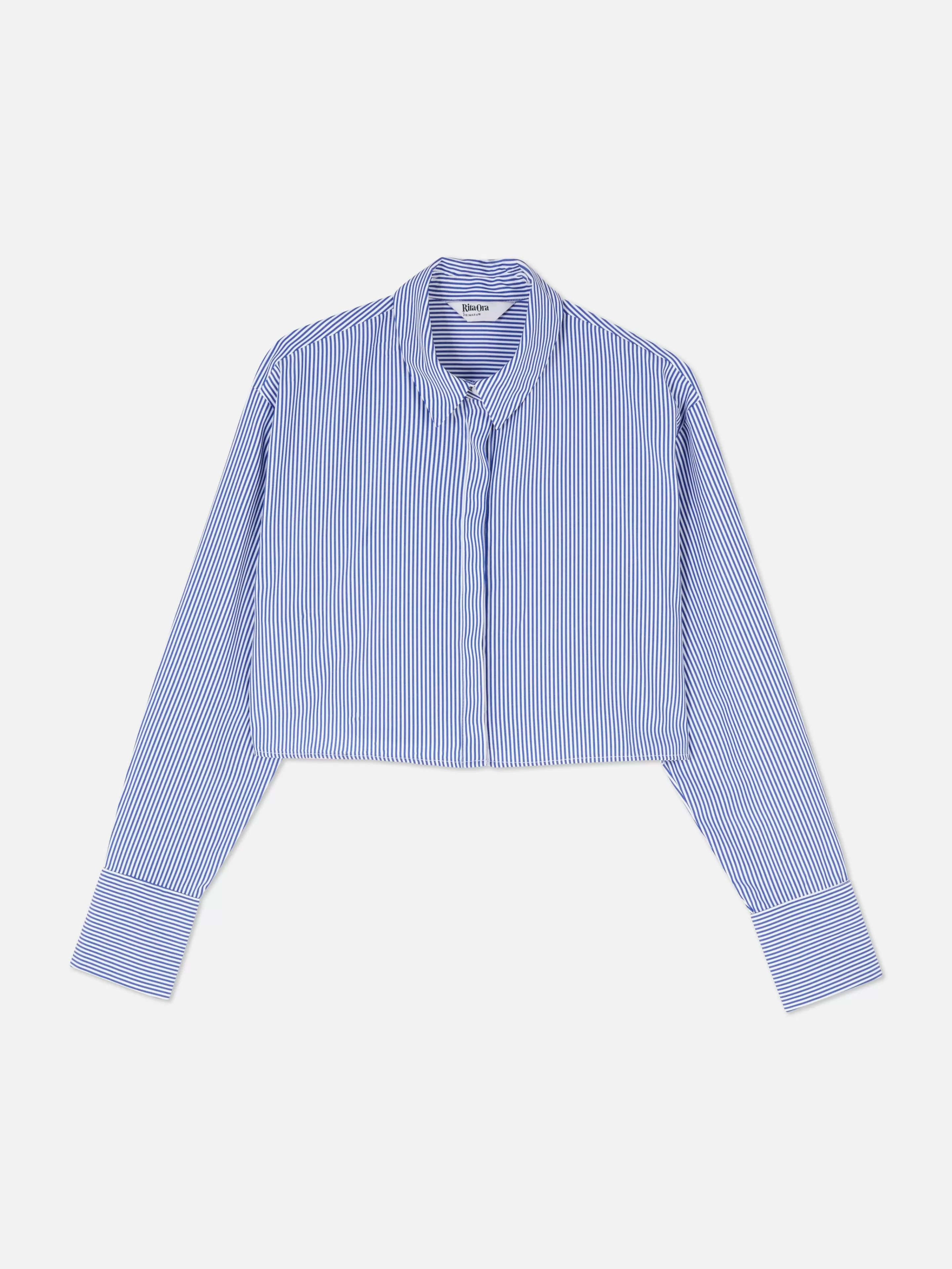 Chemise Courte à Rayures Rita Ora-Primark Fashion