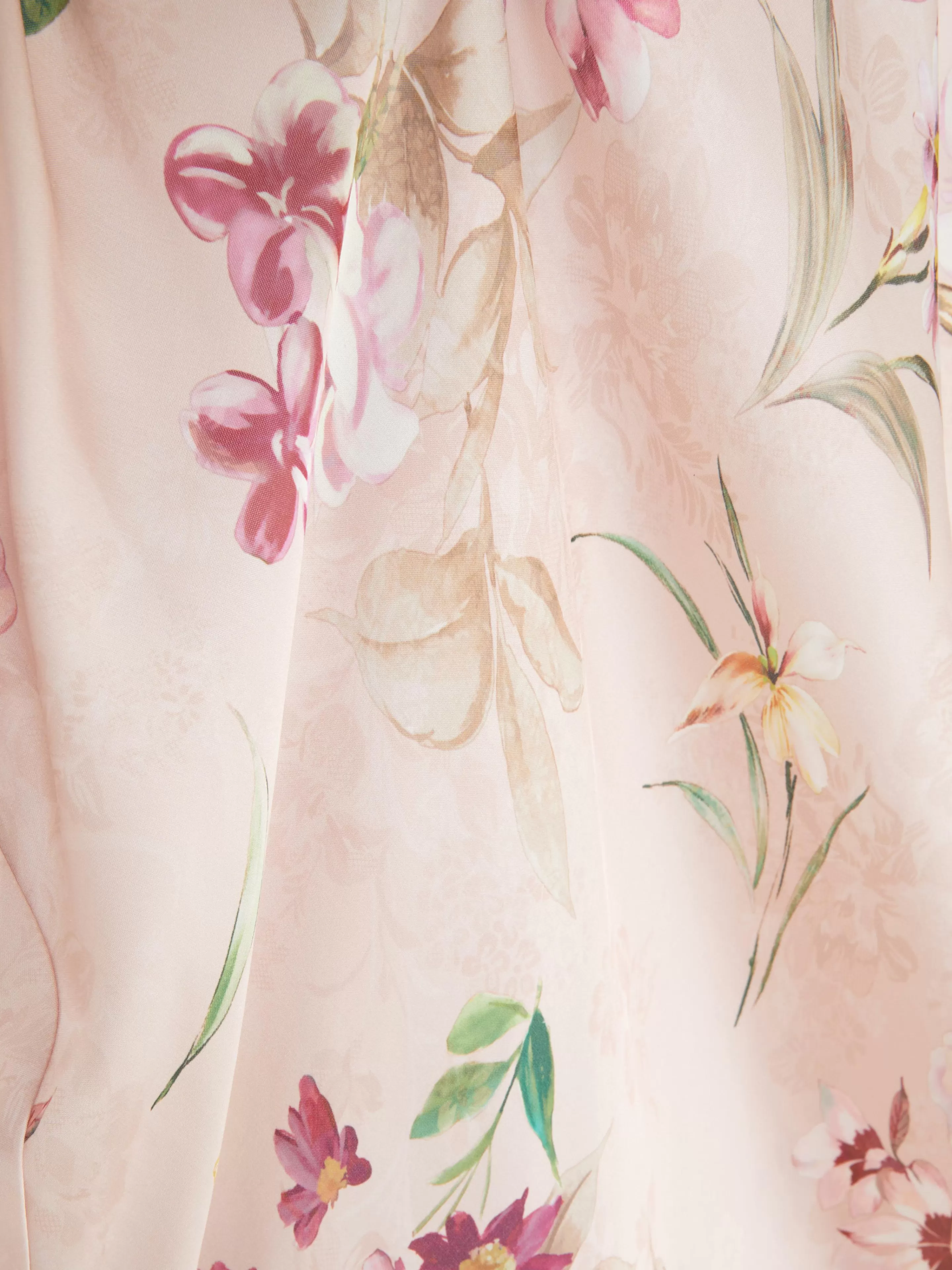 Chemise De Nuit En Satin Floral-Primark New