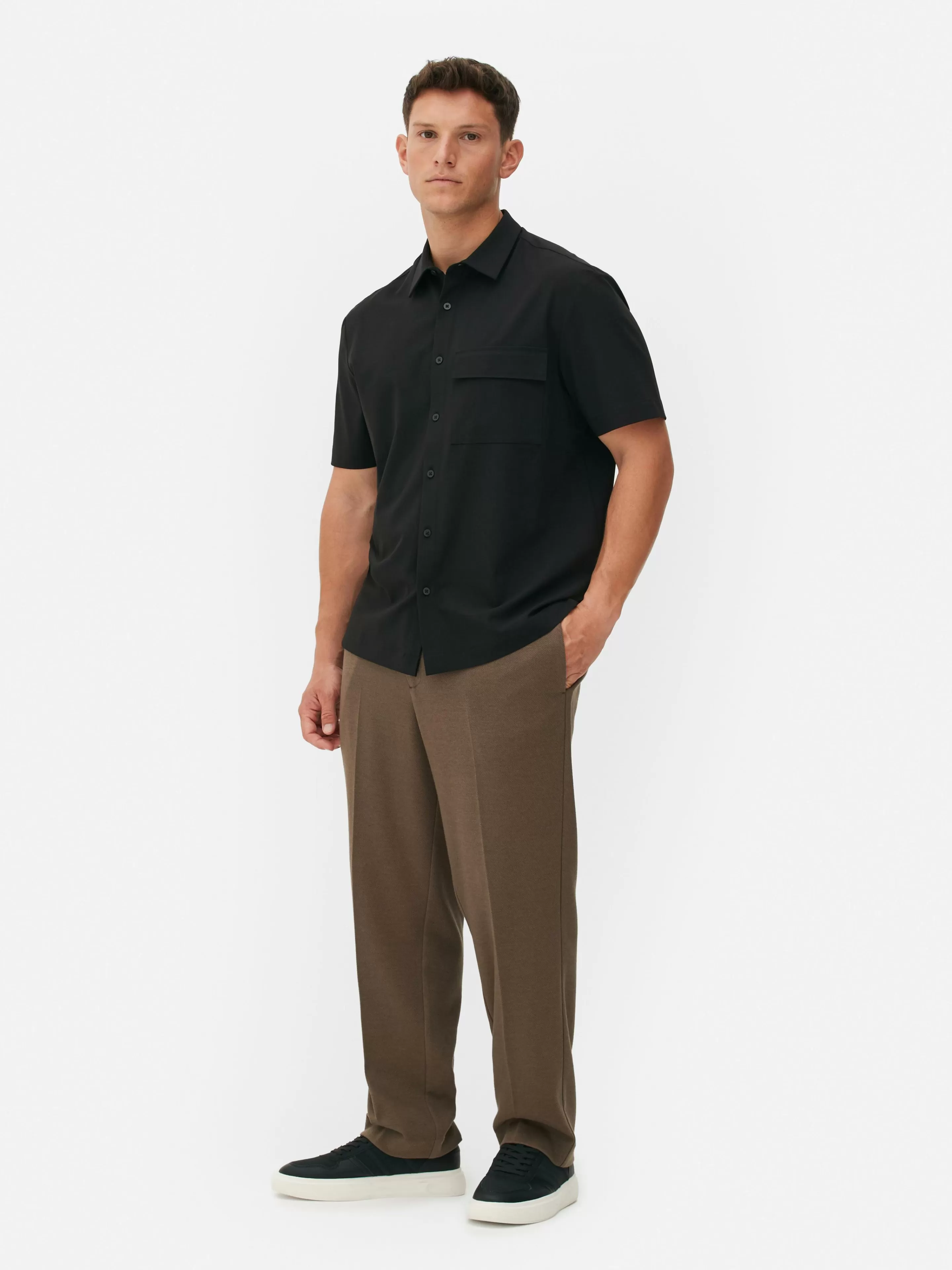Chemise Droite à Manches Courtes Kem-Primark Online
