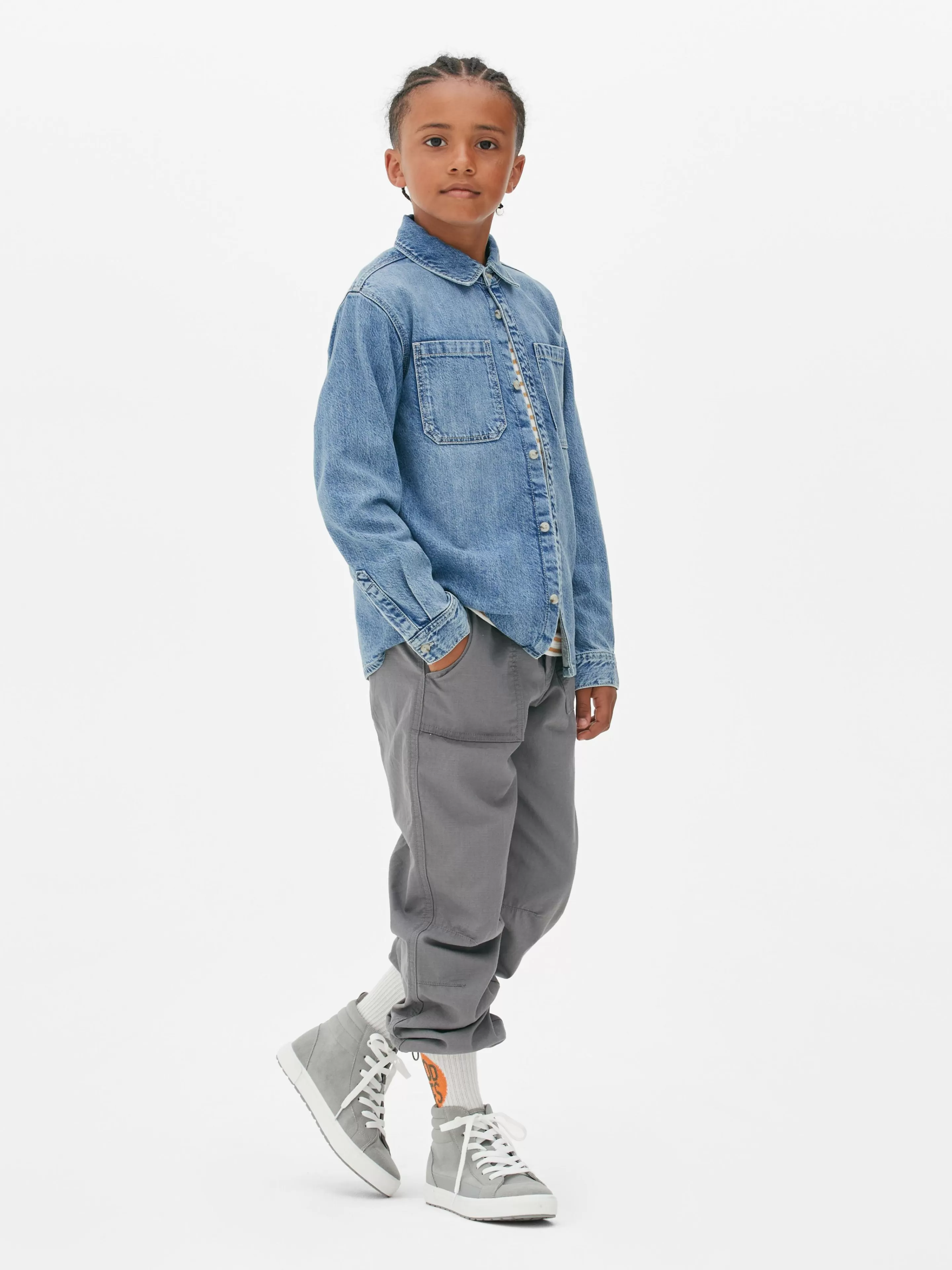 Chemise En Jean à Manches Longues-Primark Cheap