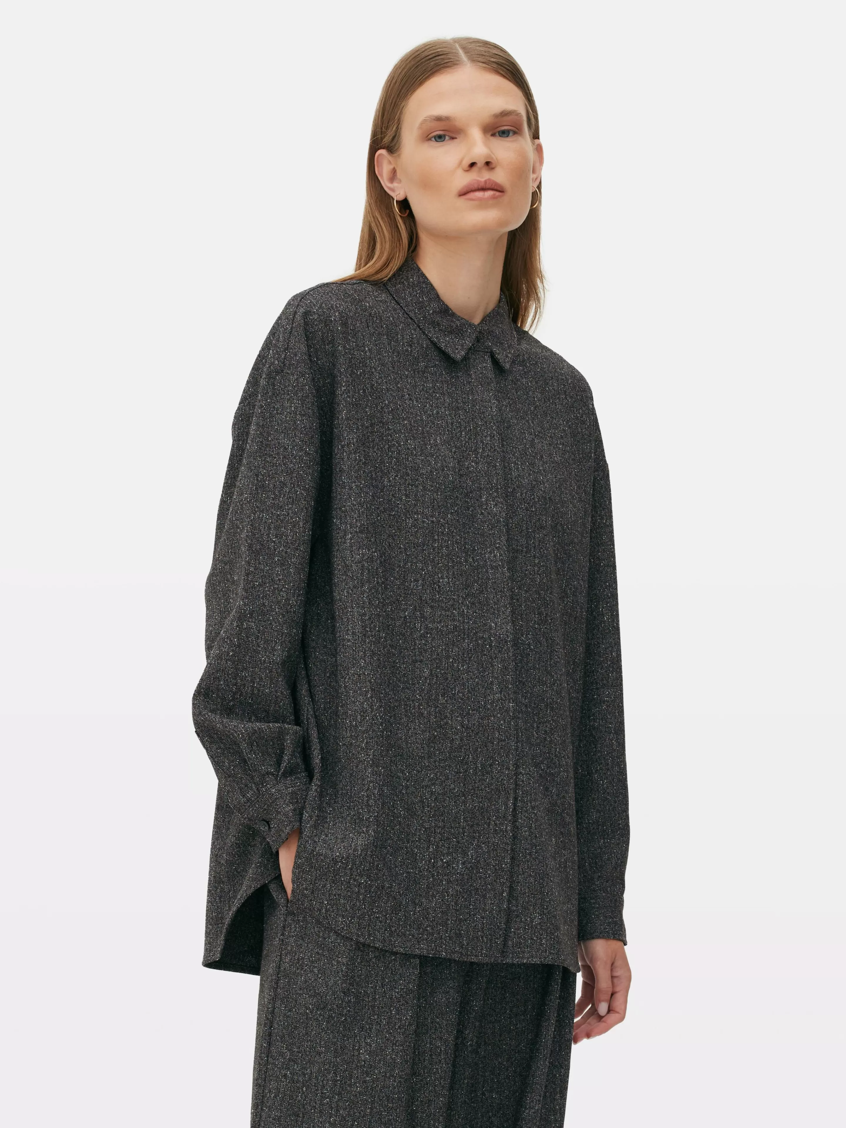 Chemise Mouchetée à Manches Longues à Coordonner The Edit-Primark Hot
