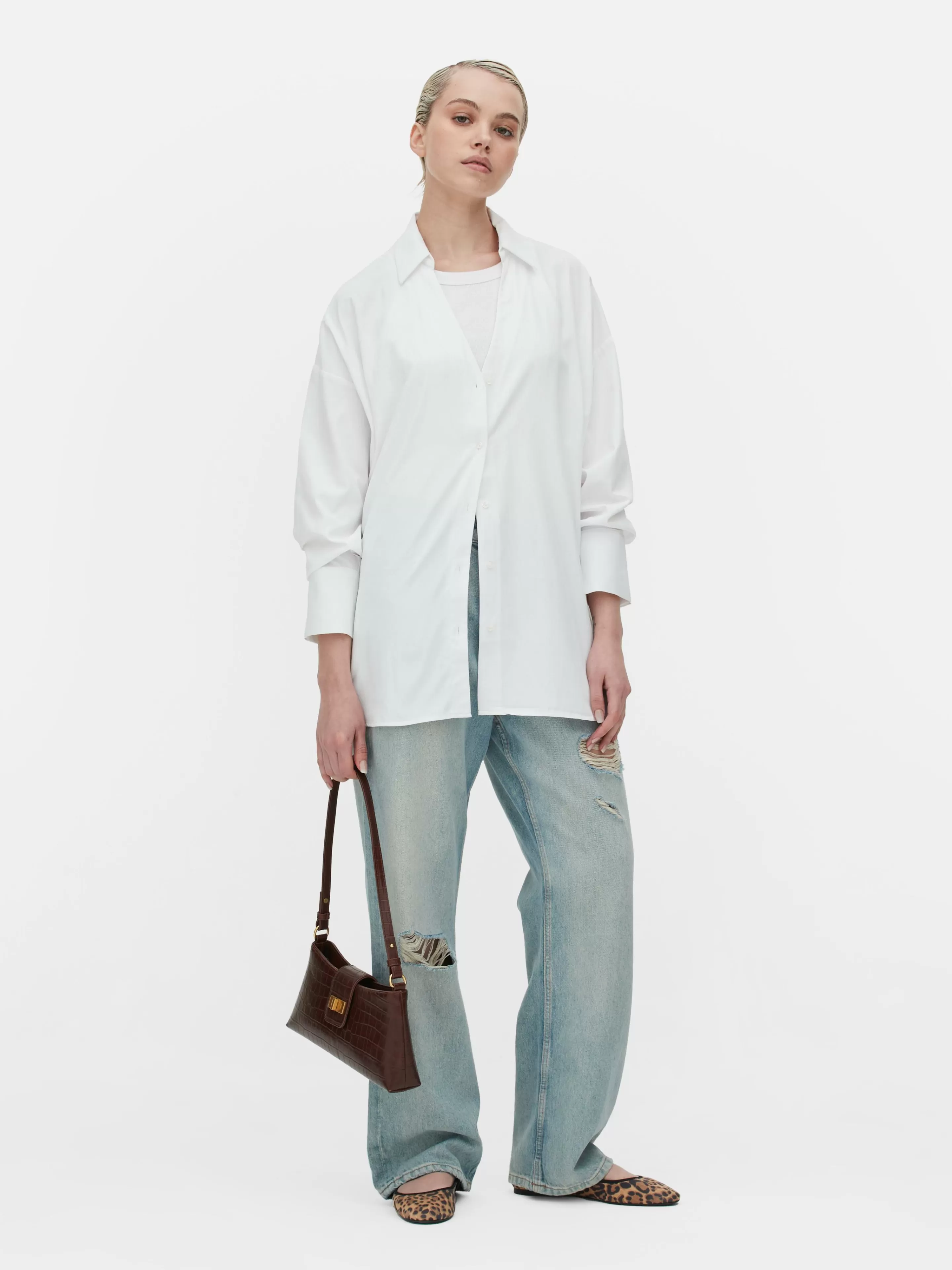 Chemise Oversize En Popeline-Primark Flash Sale