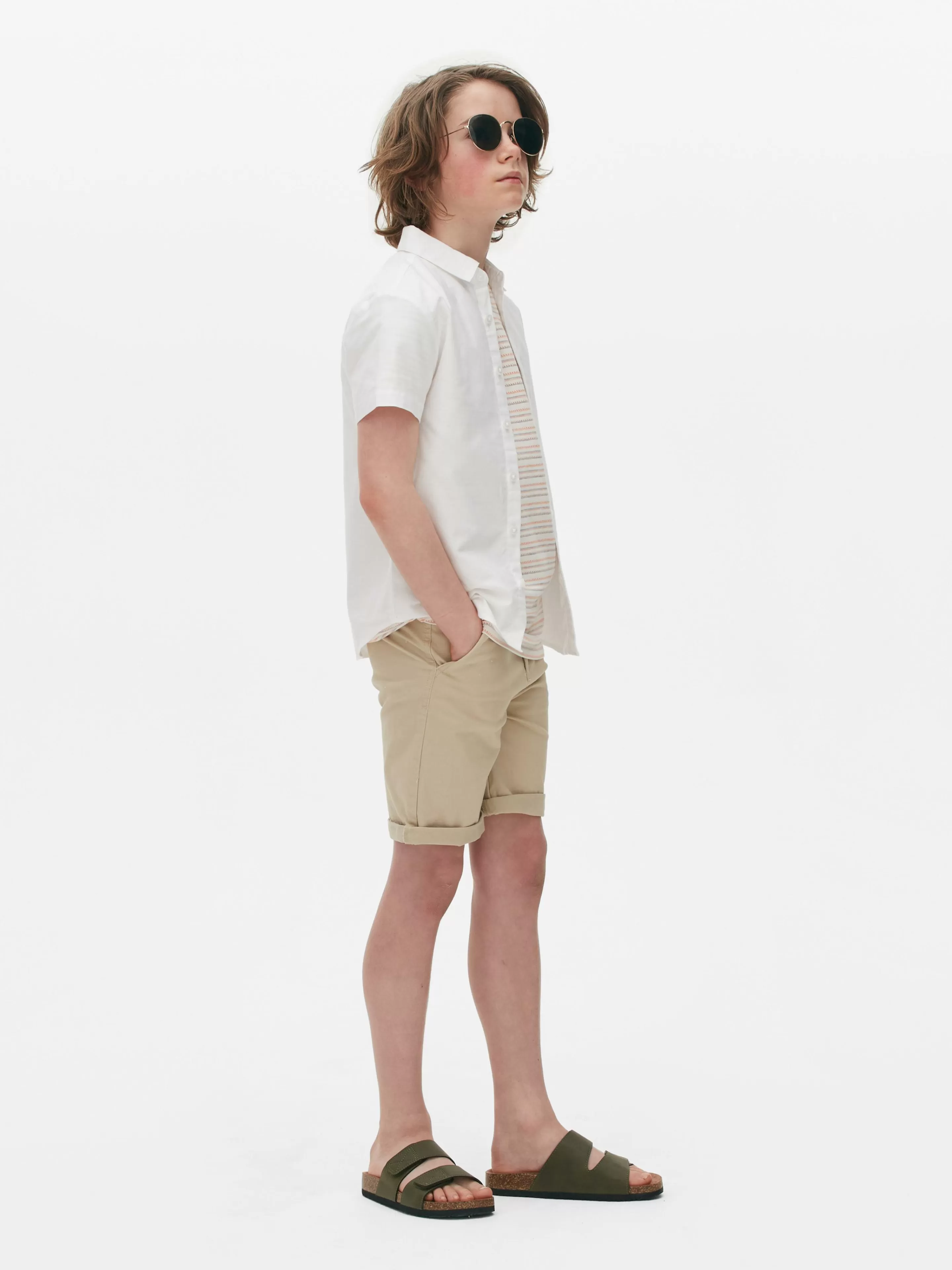 Chemise Oxford à Manches Courtes-Primark Discount