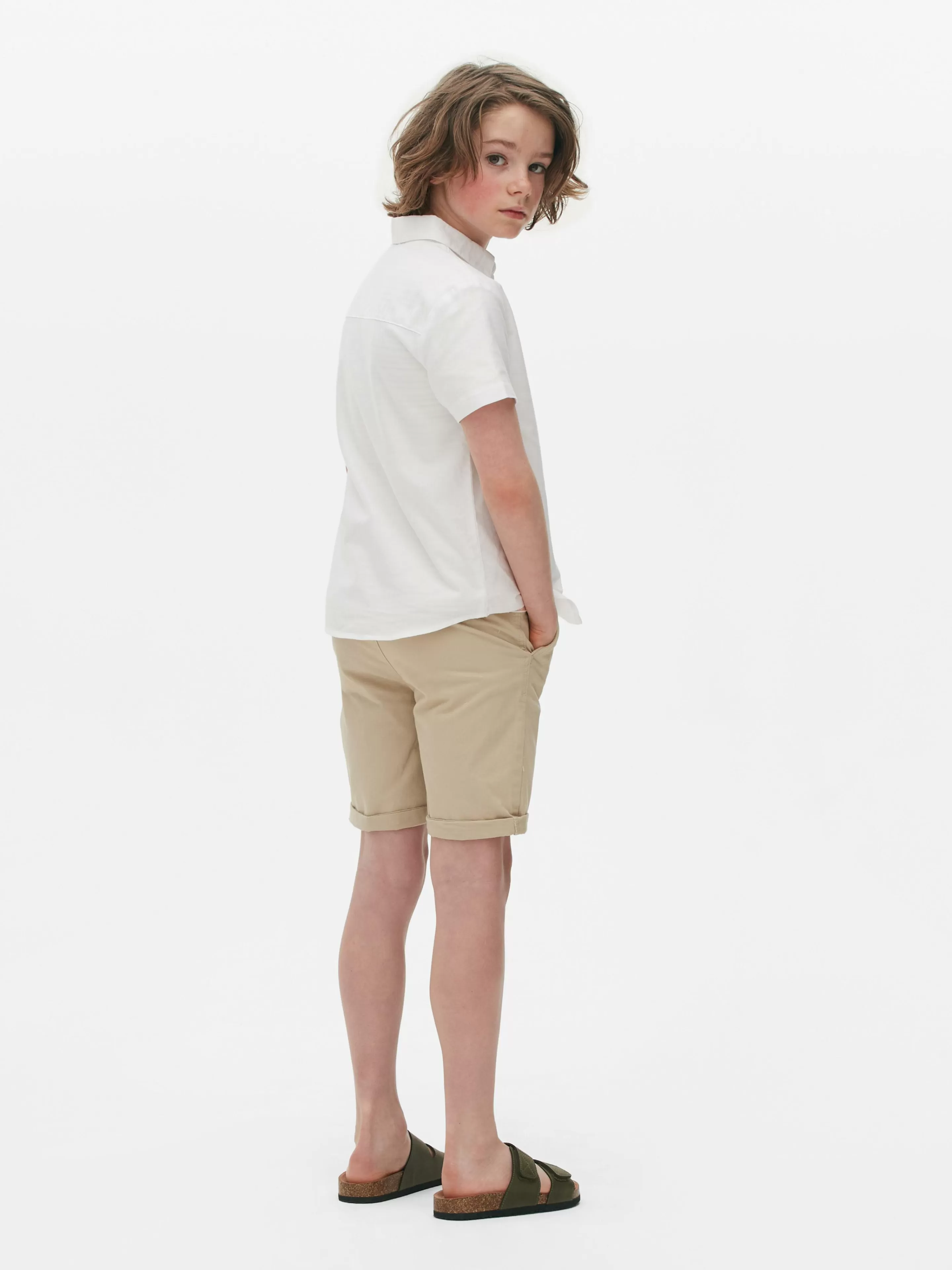 Chemise Oxford à Manches Courtes-Primark Discount