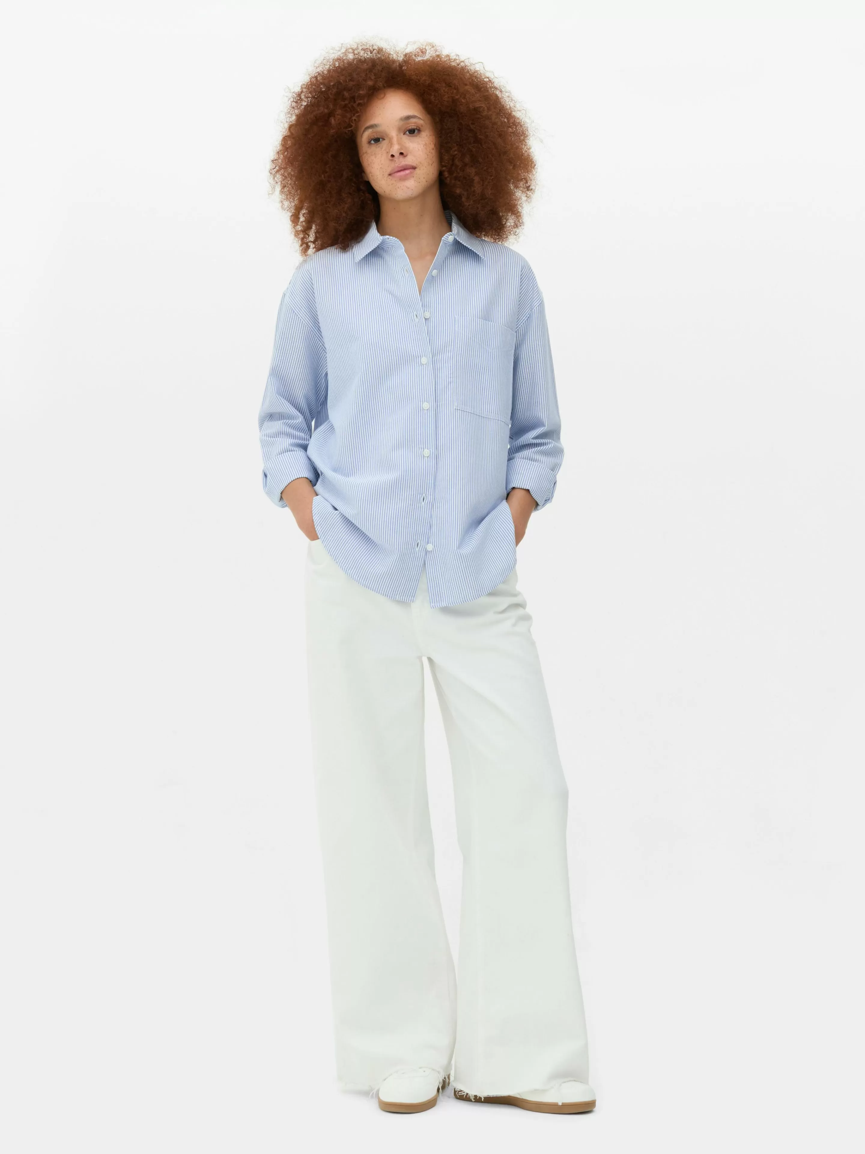 Chemise Oxford à Rayures-Primark Clearance