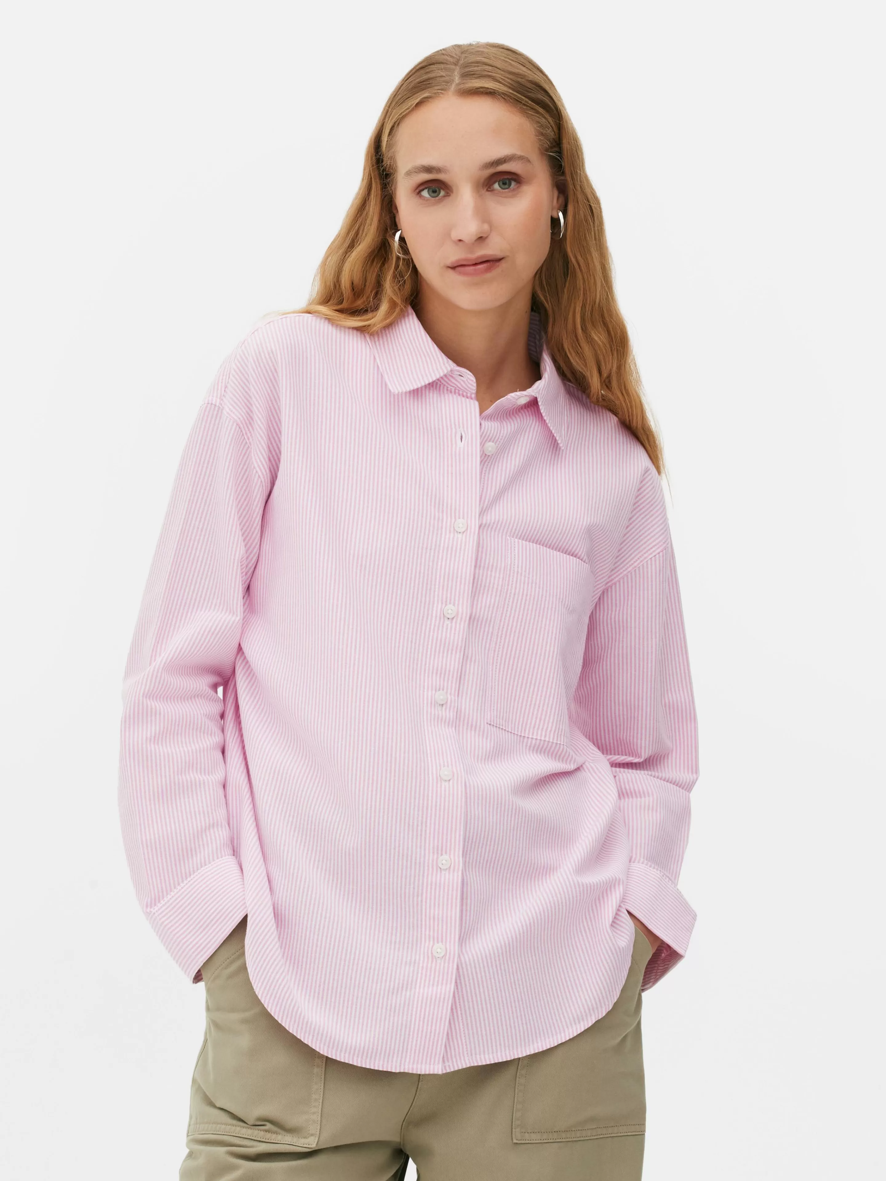 Chemise Oxford à Rayures-Primark Sale