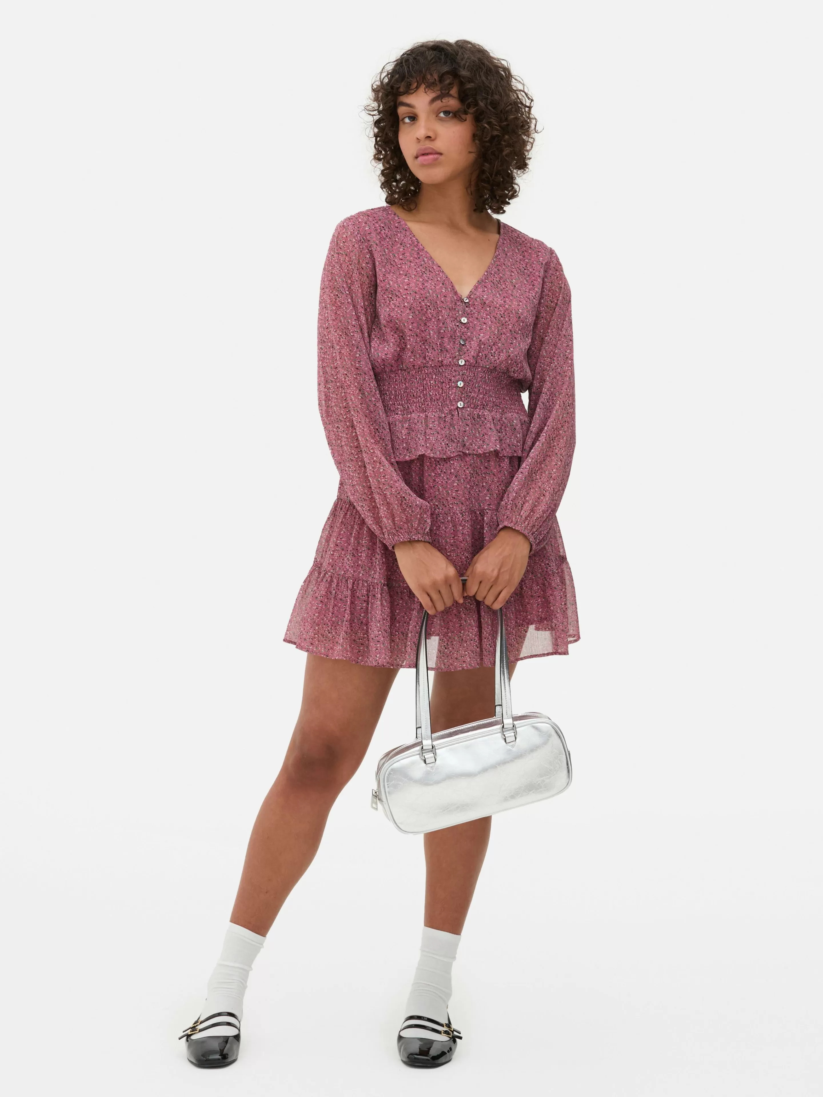 Chemisier à Taille Froncée-Primark Clearance