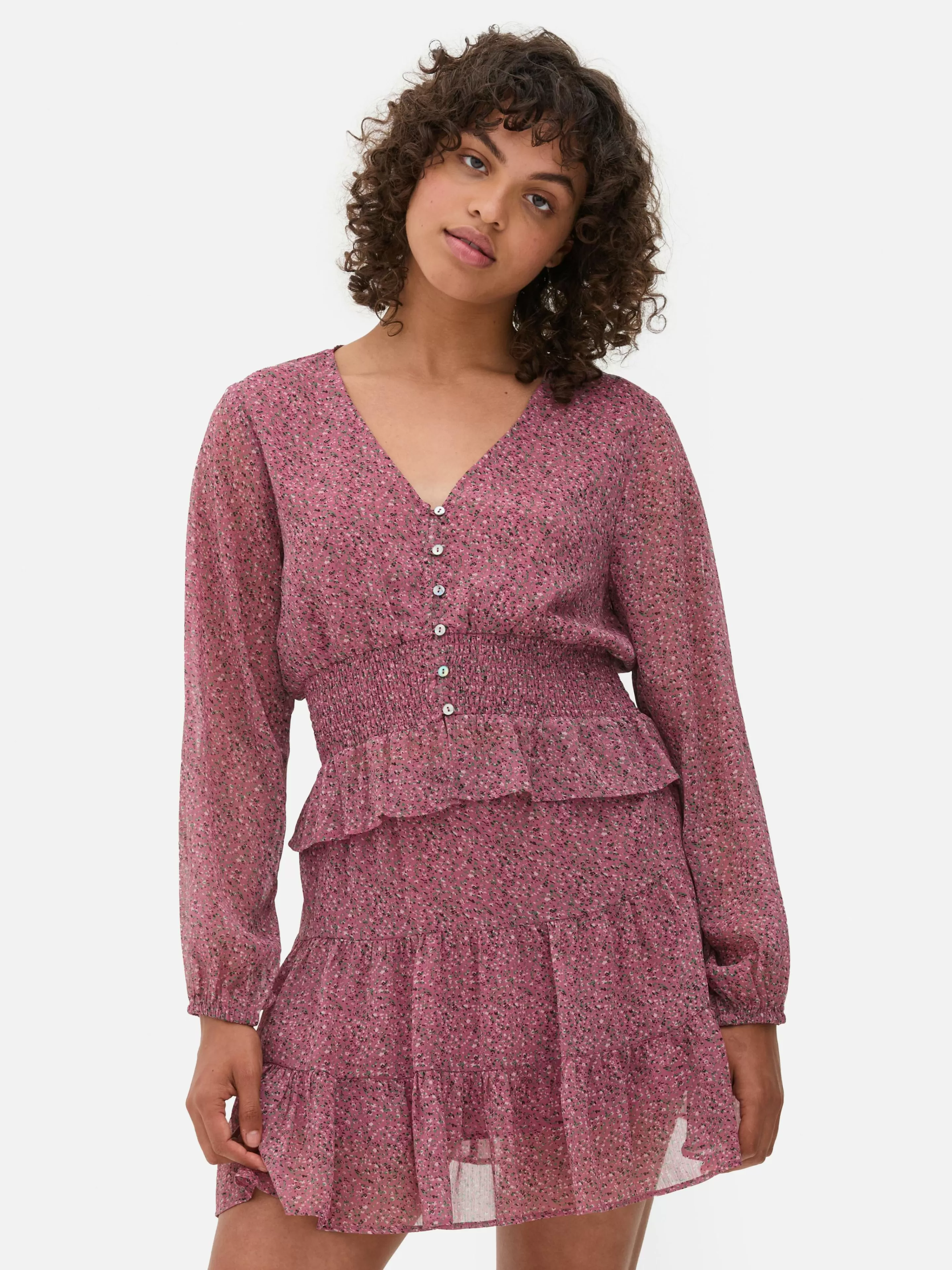Chemisier à Taille Froncée-Primark Clearance