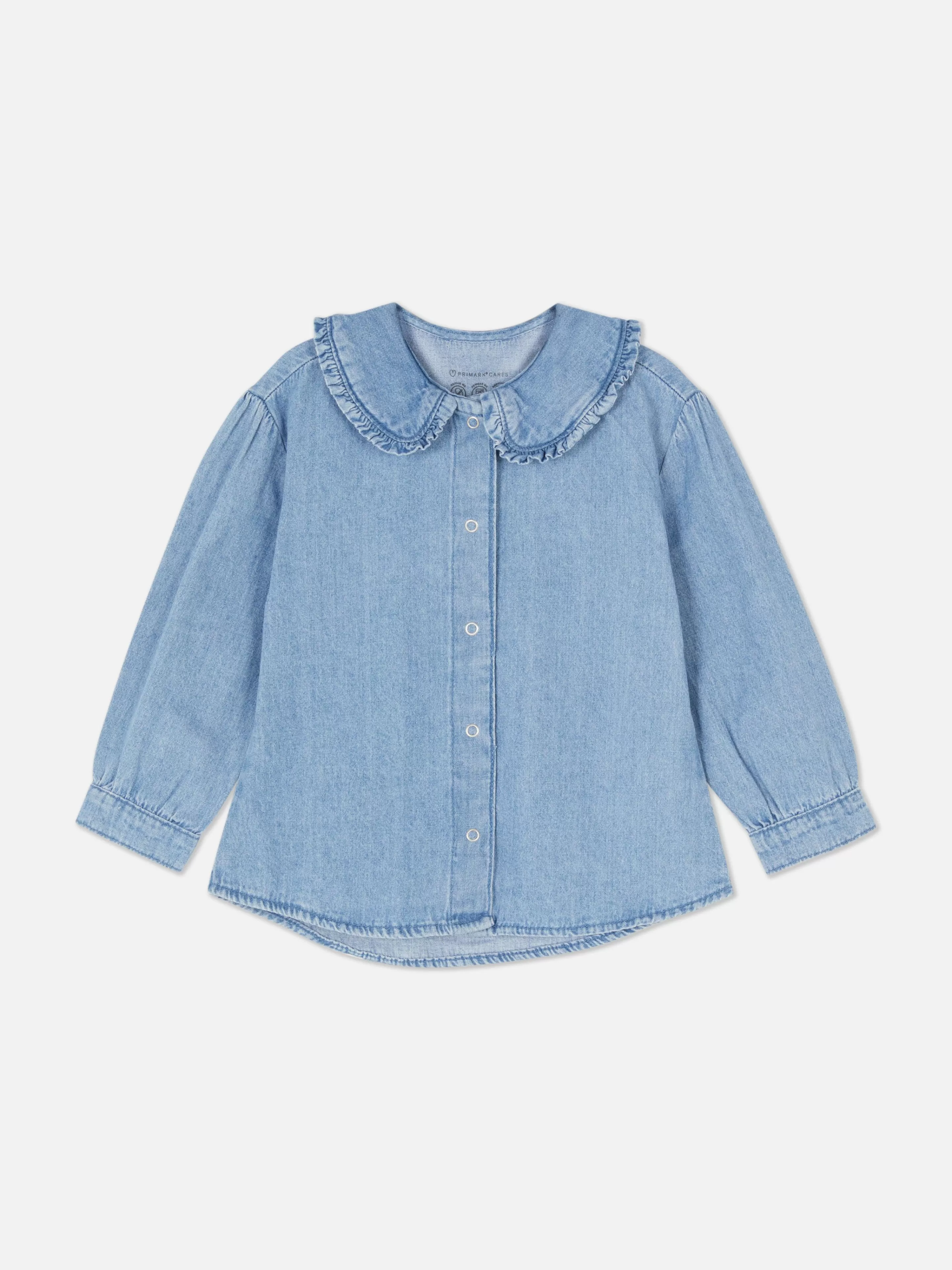 Chemisier En Denim à Col-Primark Fashion