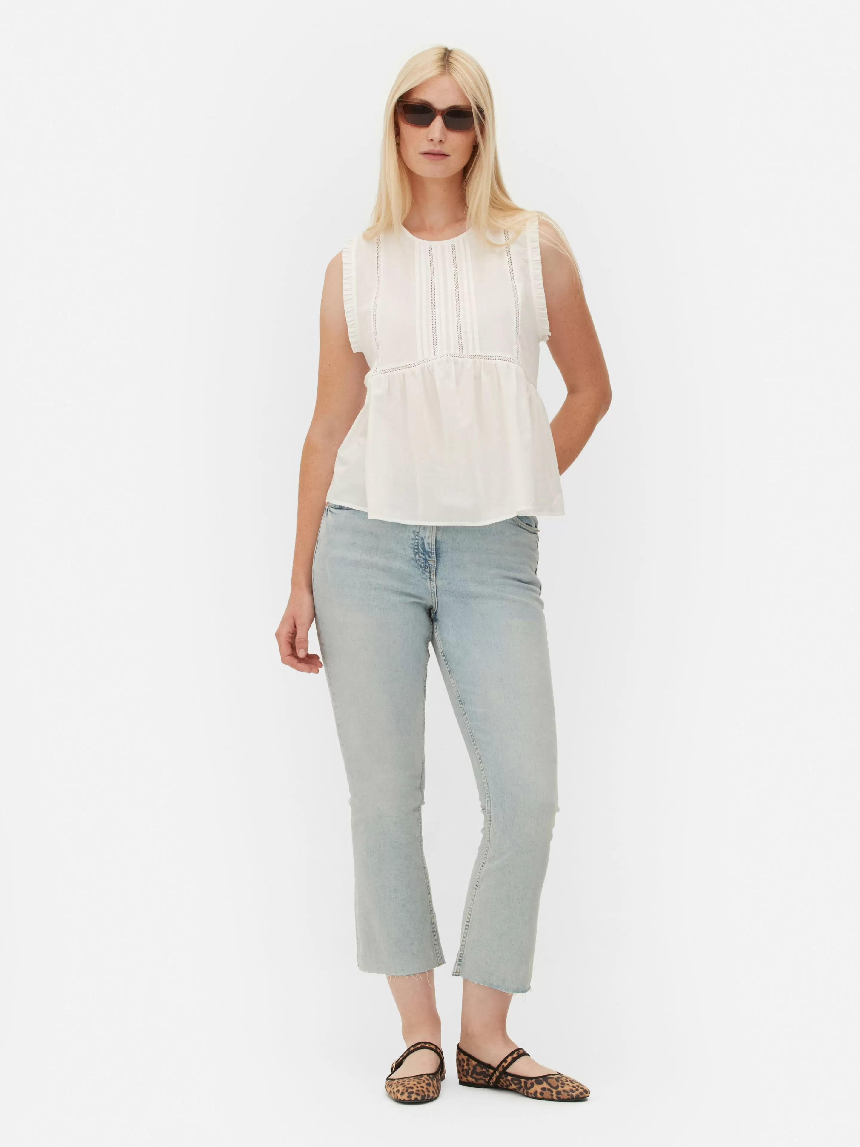 Chemisier Sans Manches à Volants-Primark New