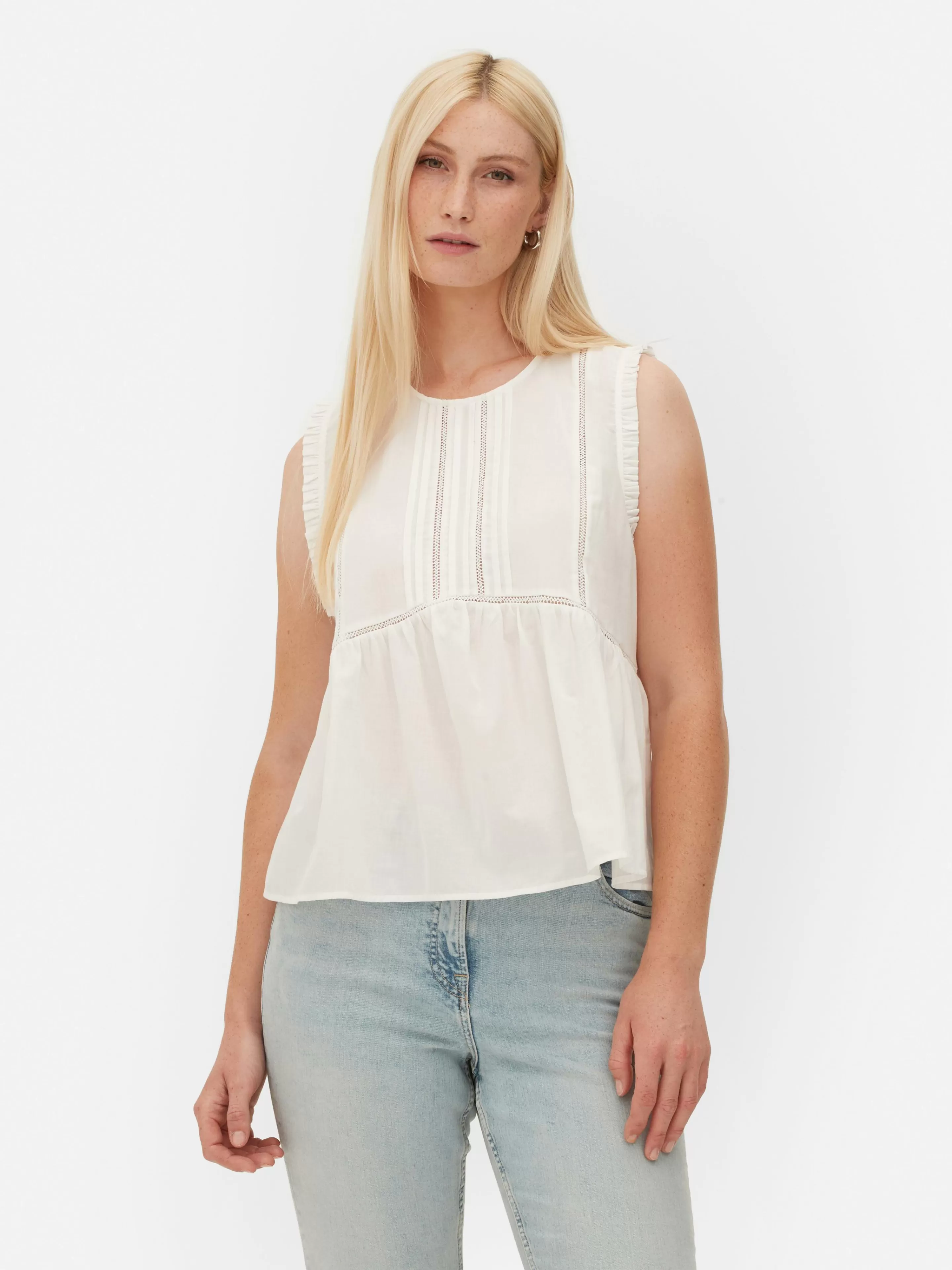 Chemisier Sans Manches à Volants-Primark New