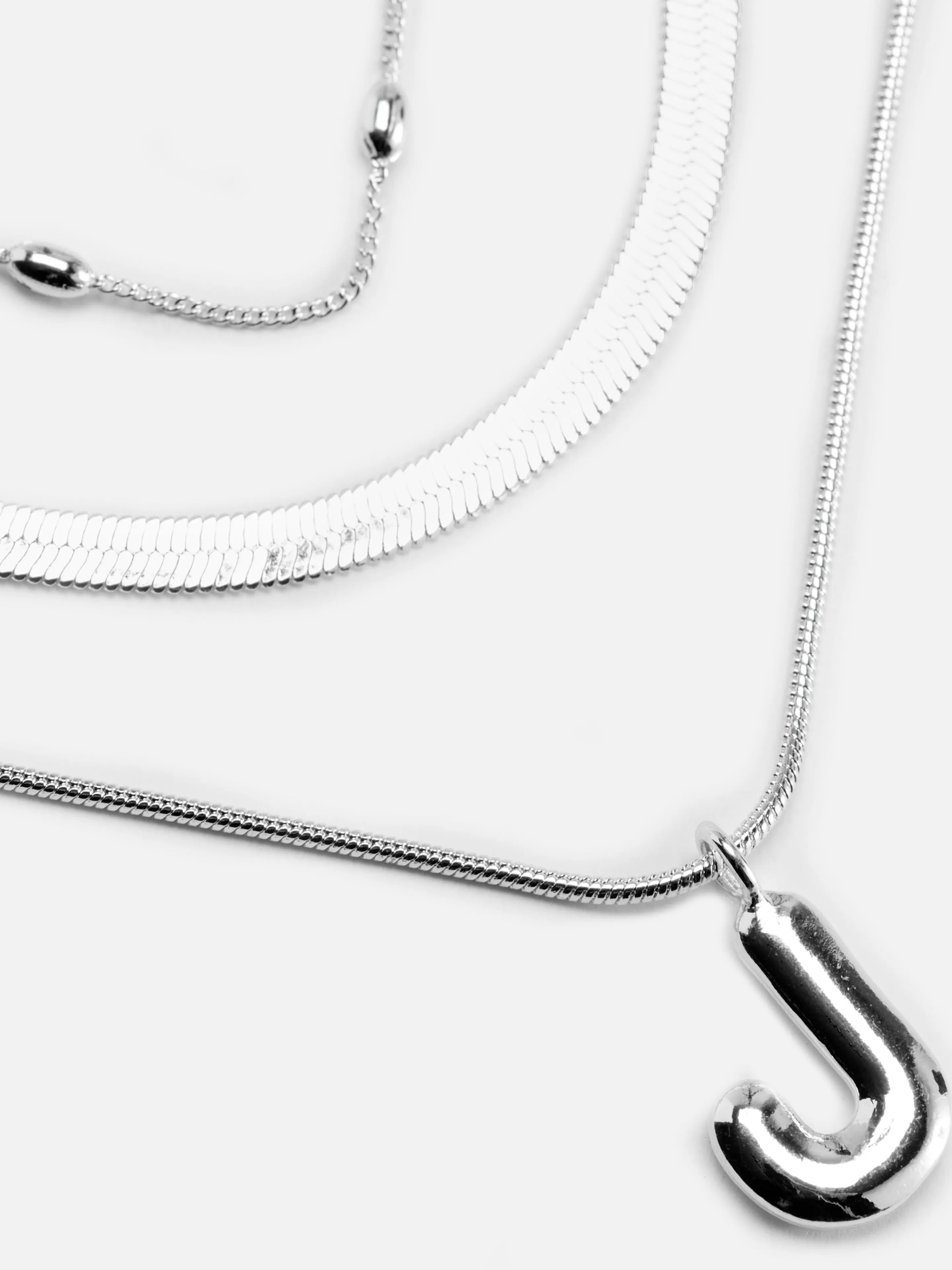 Collier à Superpositions Bouffant Avec Initiale-Primark Hot