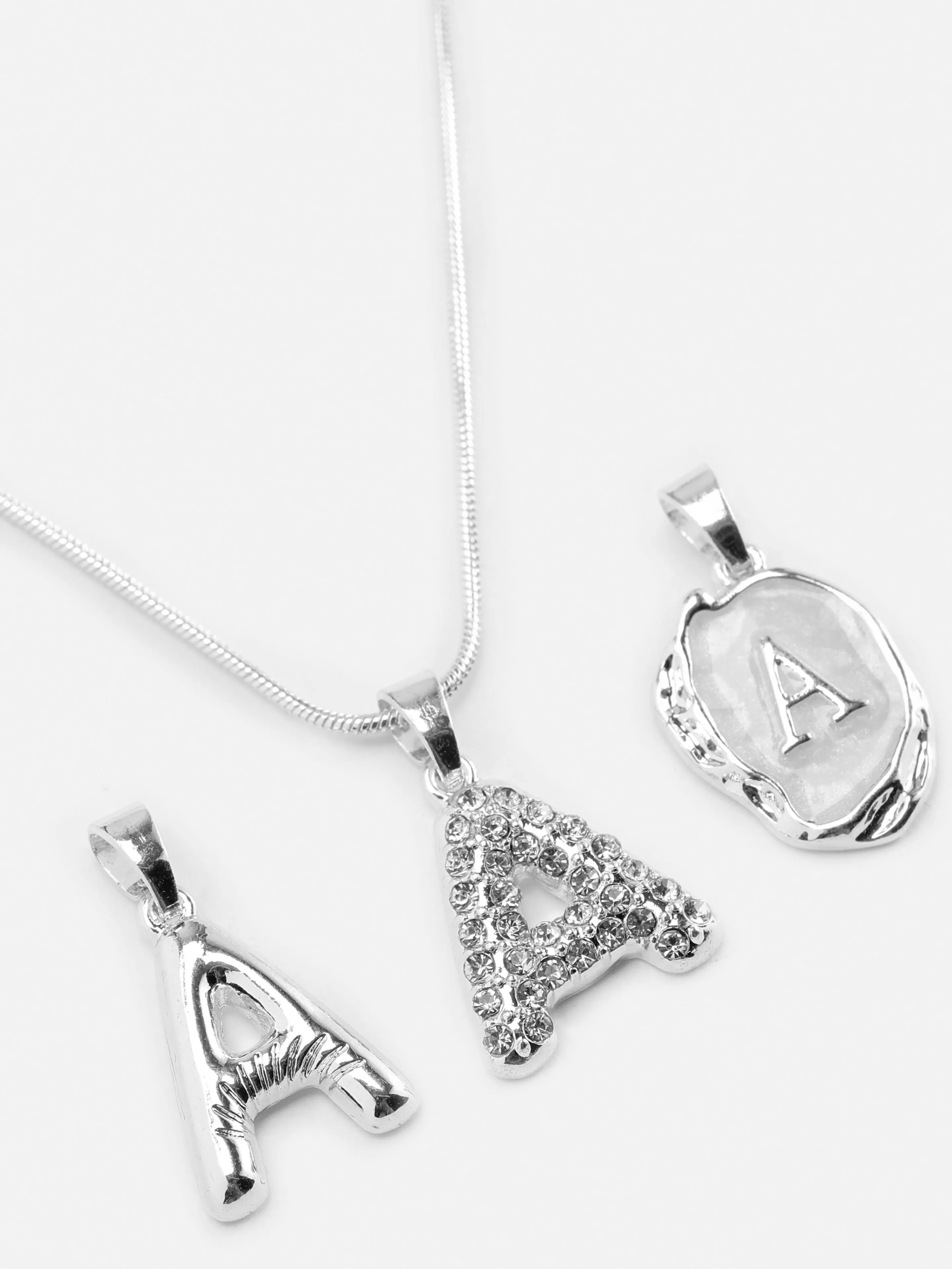 Collier Initiales à Pendentifs Multiples-Primark Fashion