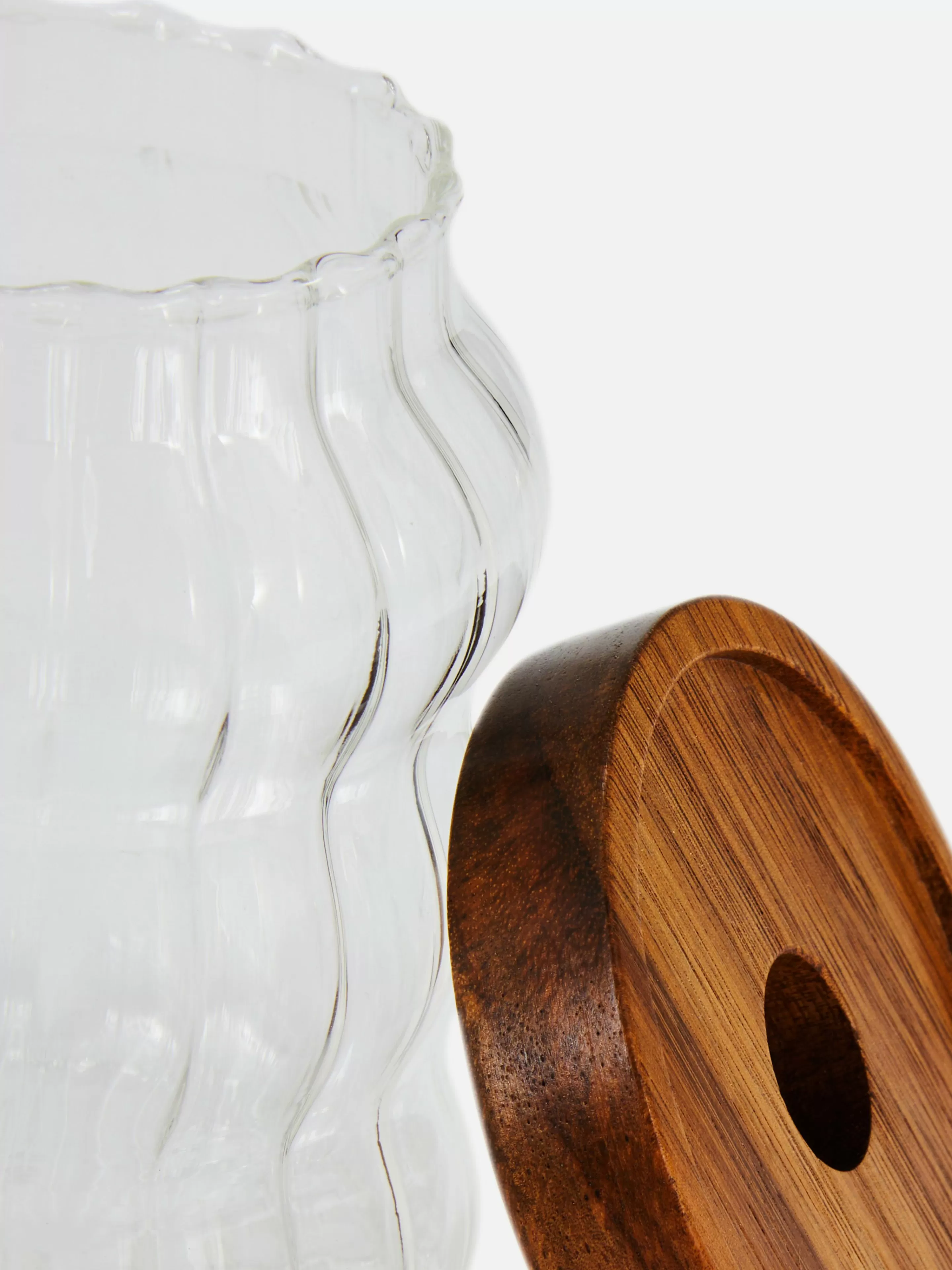Contenant En Verre Strié-Primark Fashion