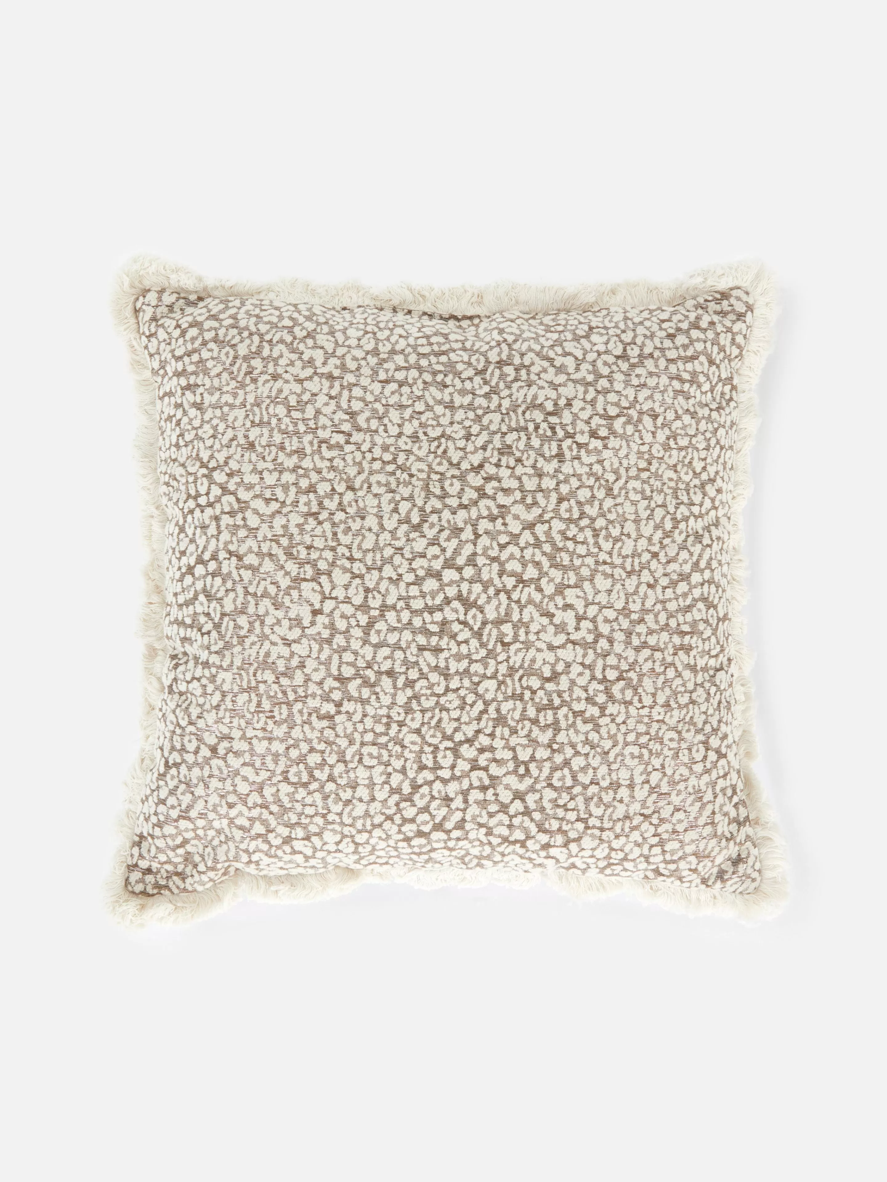 Coussin à Motif Léopard Et Franges-Primark New