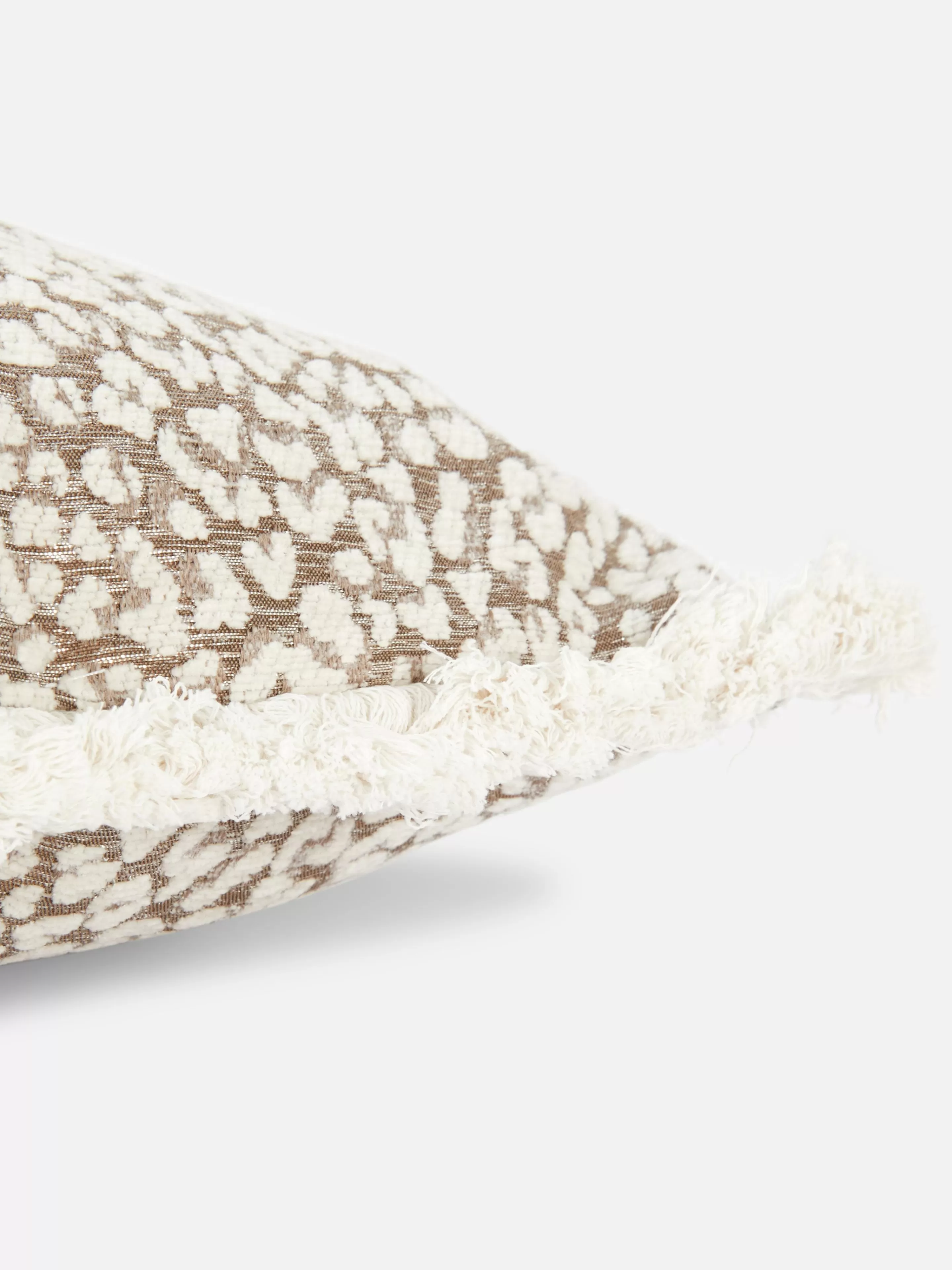 Coussin à Motif Léopard Et Franges-Primark New