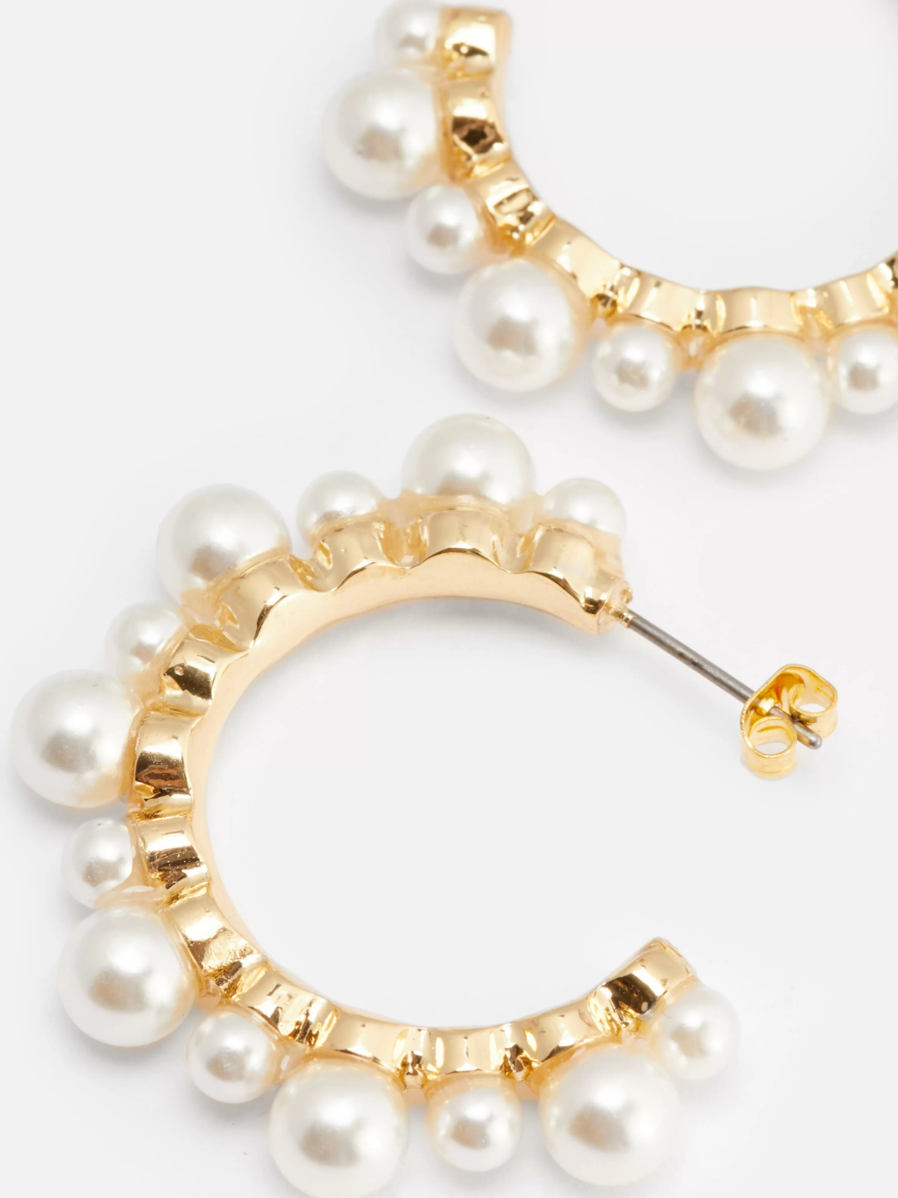 Créoles En Fausses Perles-Primark Clearance