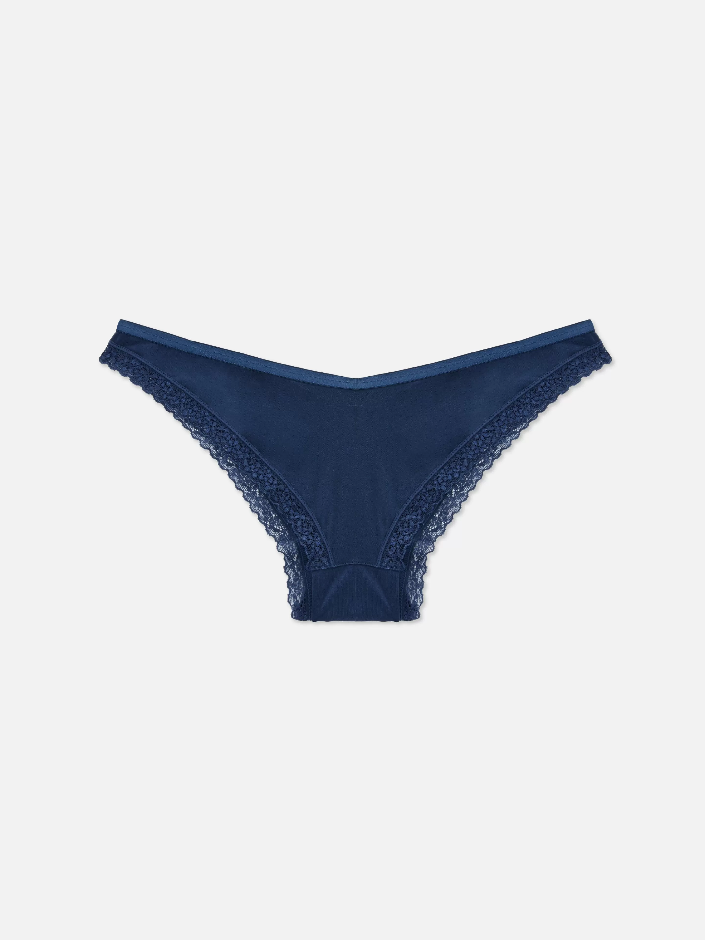 Culotte Brésilienne à Liseré En Dentelle-Primark Fashion