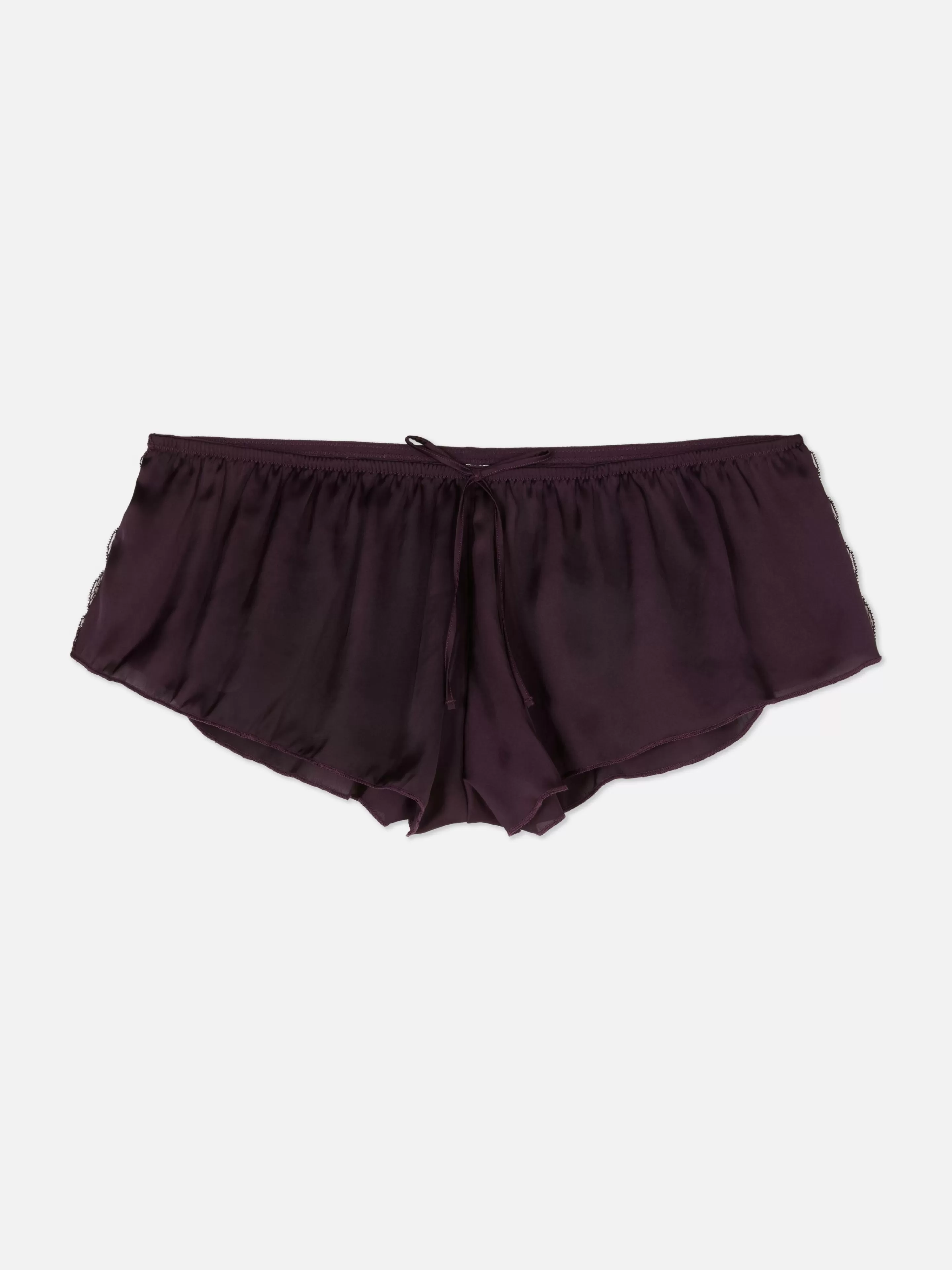 Culotte Légère En Satin Avec Finitions En Dentelle-Primark Store