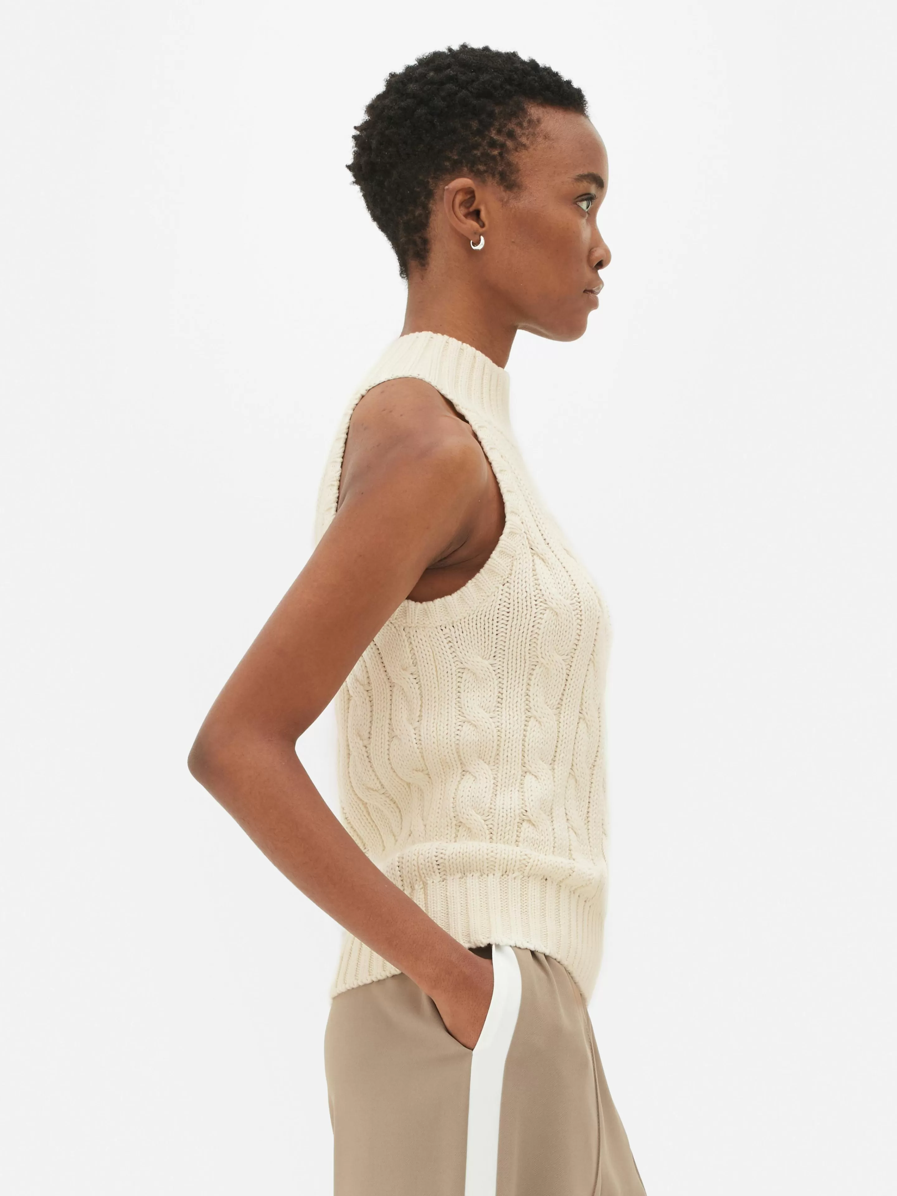 Débardeur En Maille Torsadée-Primark New