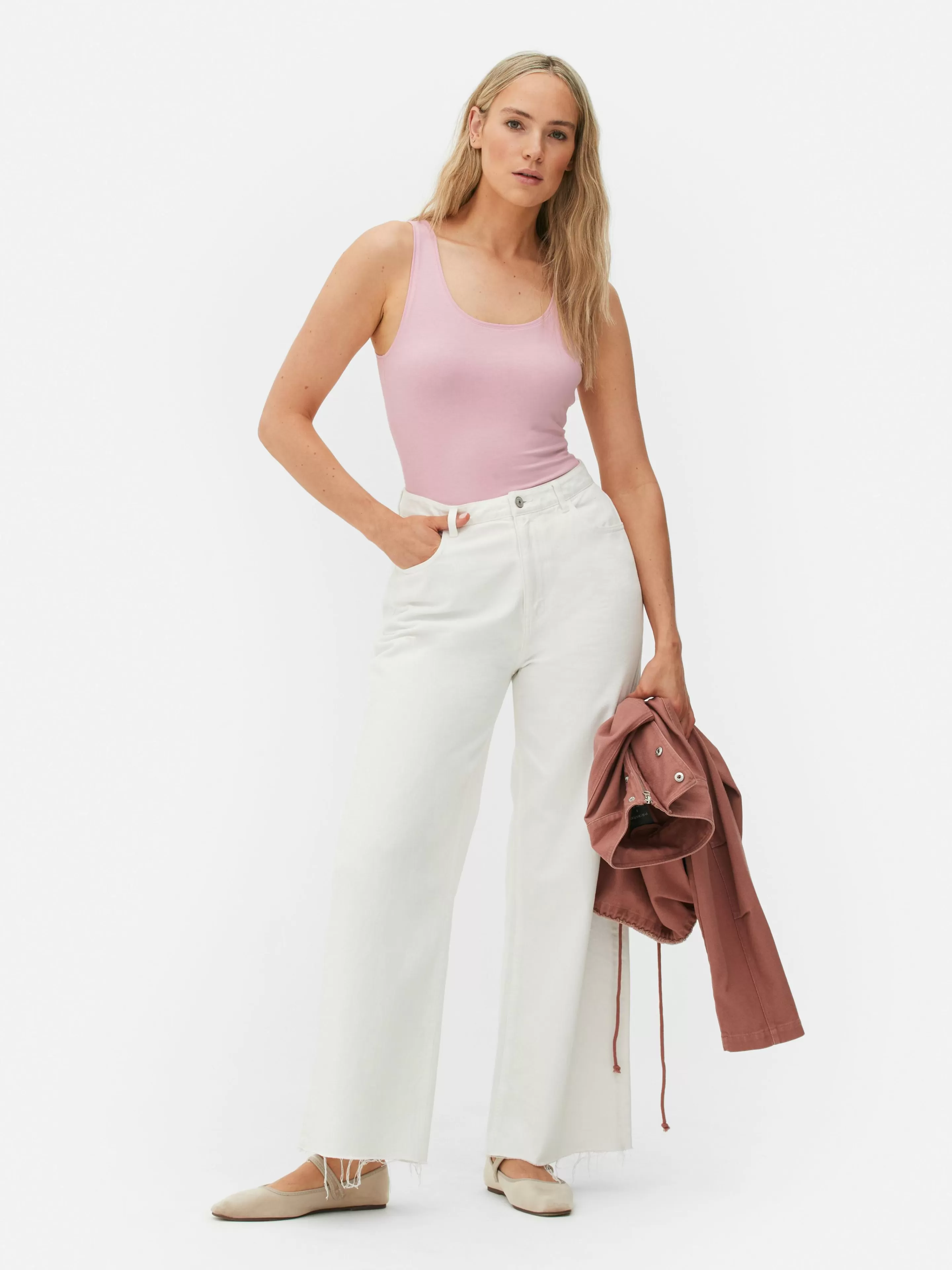 Débardeur Stretch Décolleté Essential-Primark Shop