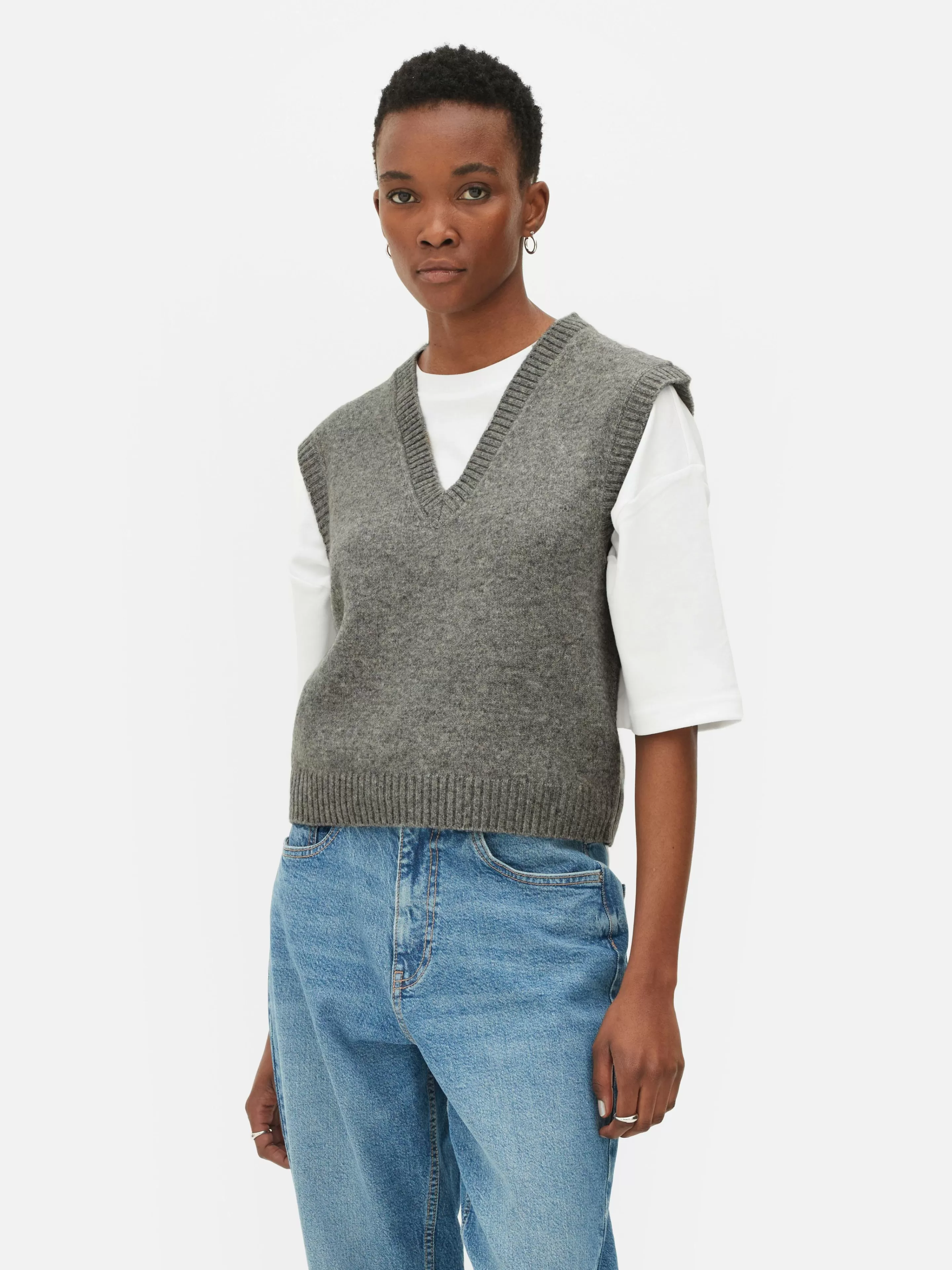 Débardeur Tricoté à Col En V-Primark Store