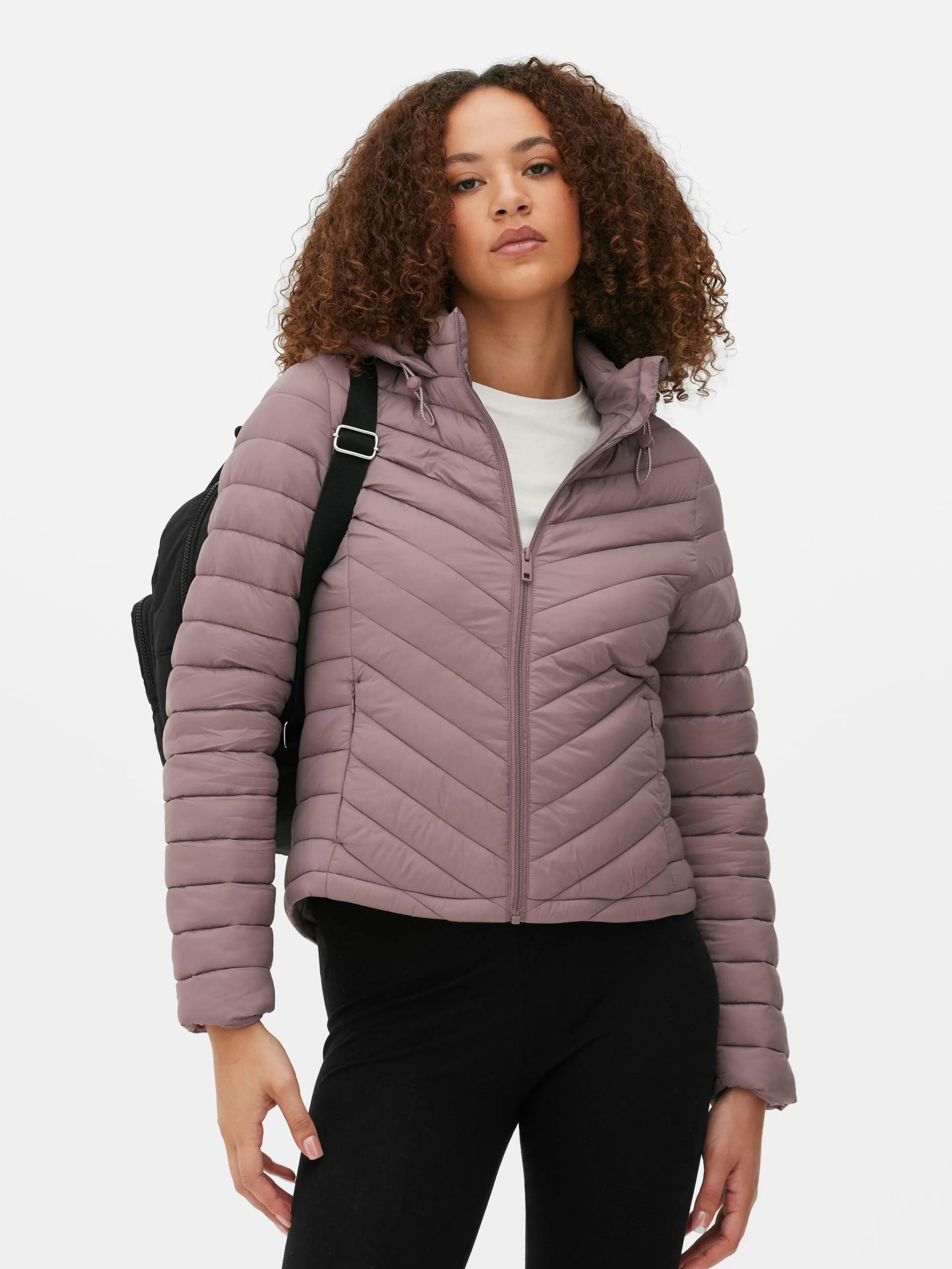 Doudoune Légère à Capuche-Primark Shop