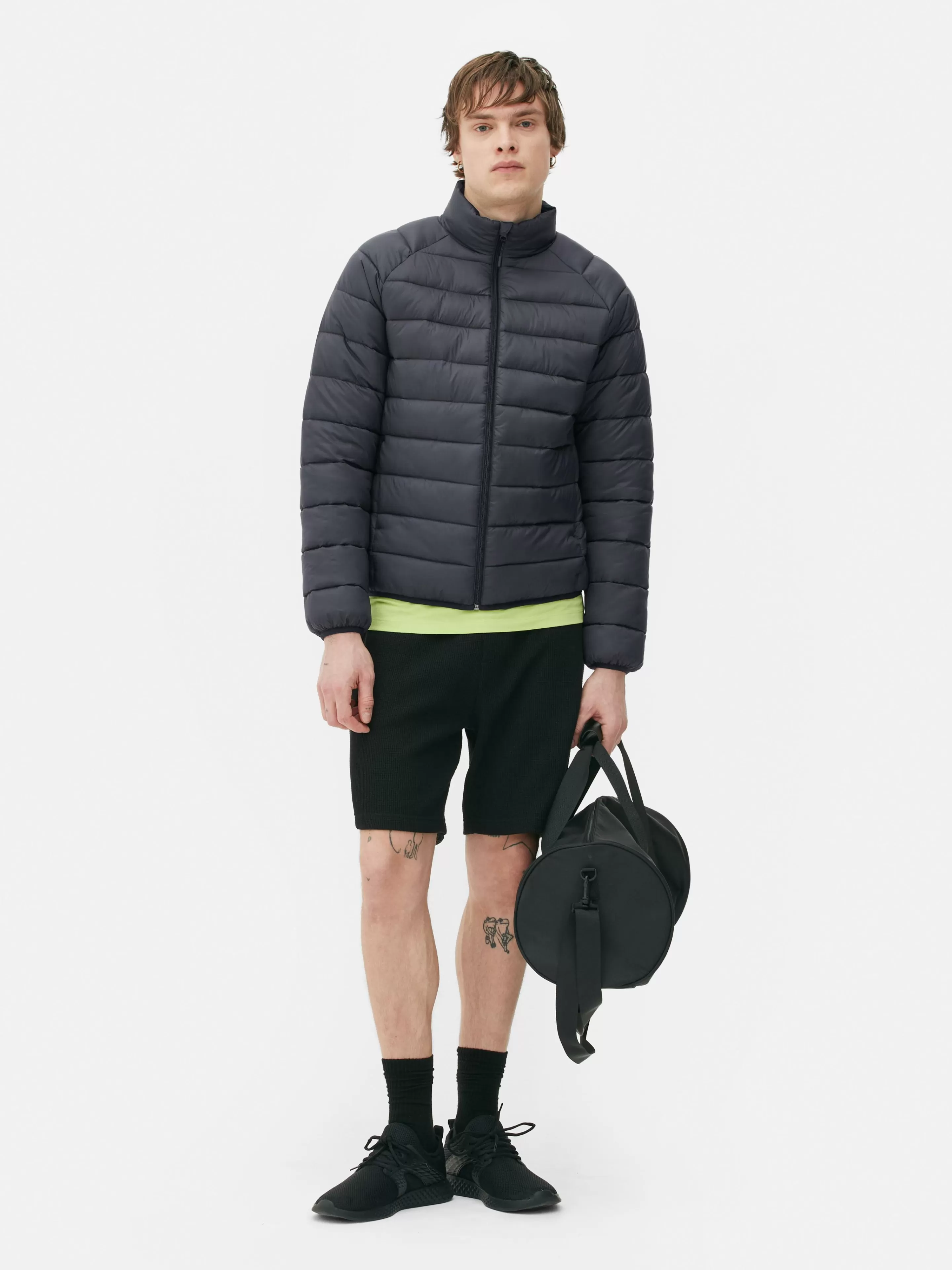 Doudoune Matelassée à Col Cheminée Essential-Primark Clearance