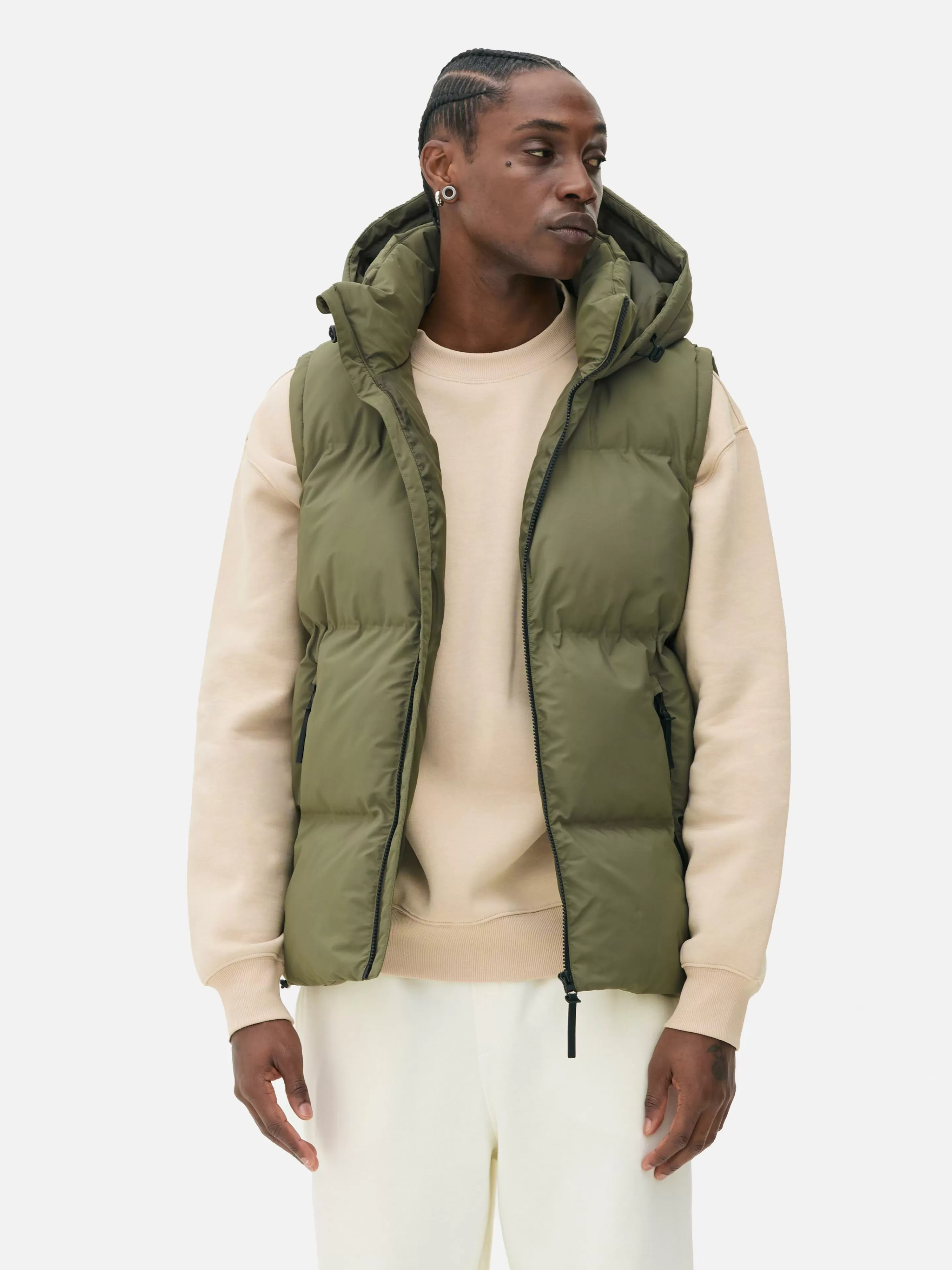 Doudoune Sans Manches à Capuche-Primark Cheap