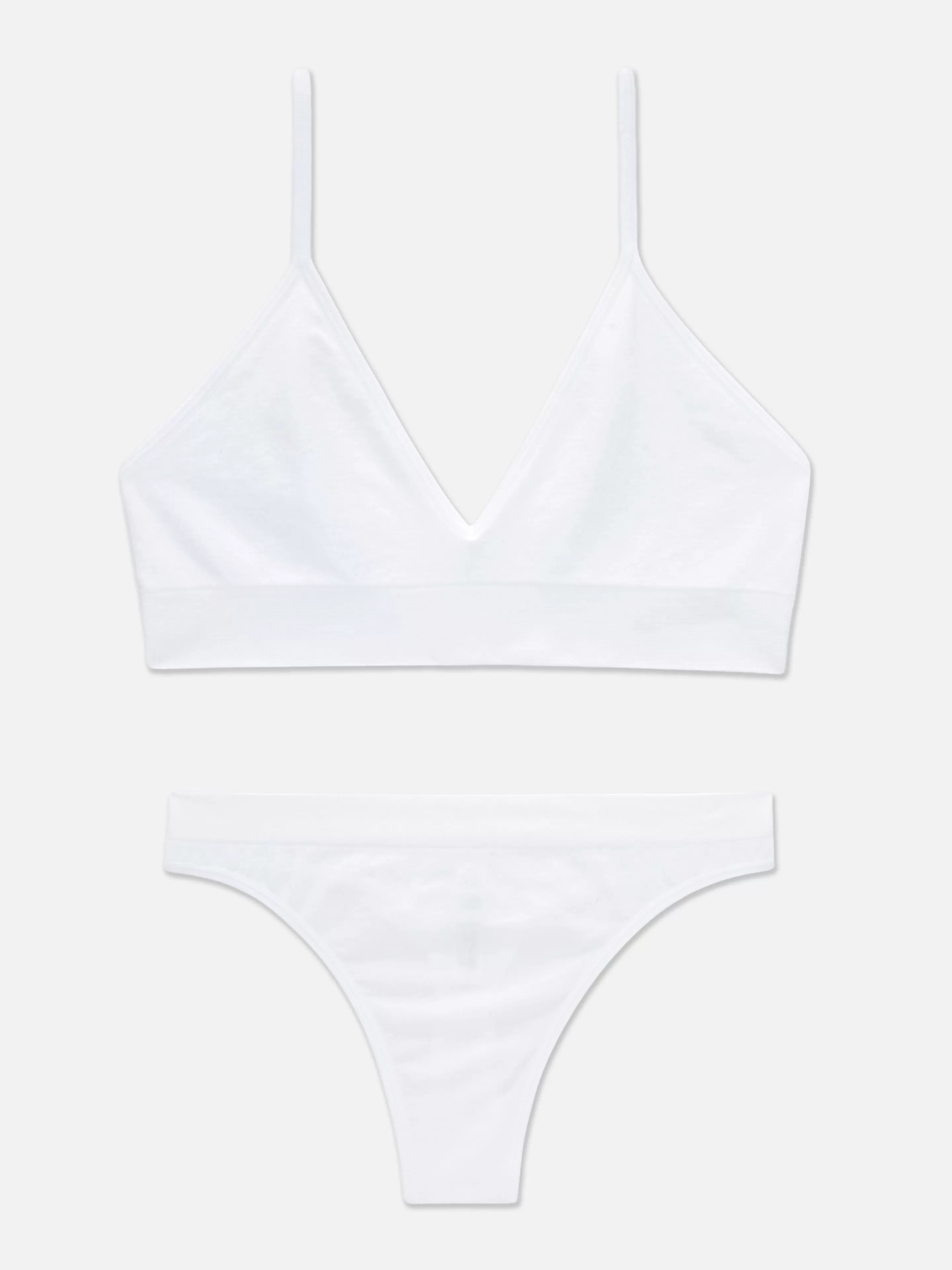 Ensemble Brassière Triangle Et String Sans Couture-Primark Clearance