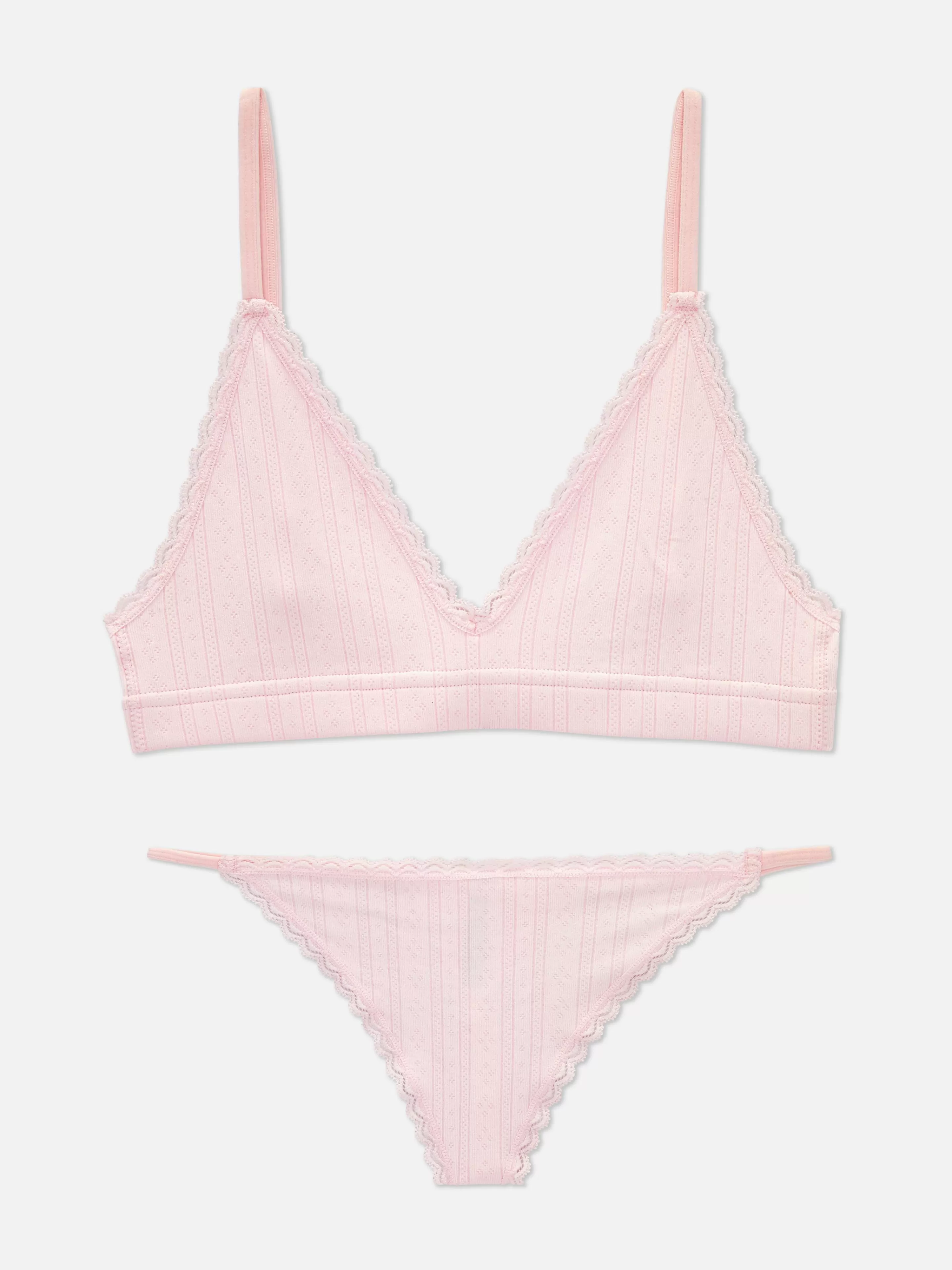 Ensemble Brassière Triangle Et String Sans Couture-Primark Flash Sale