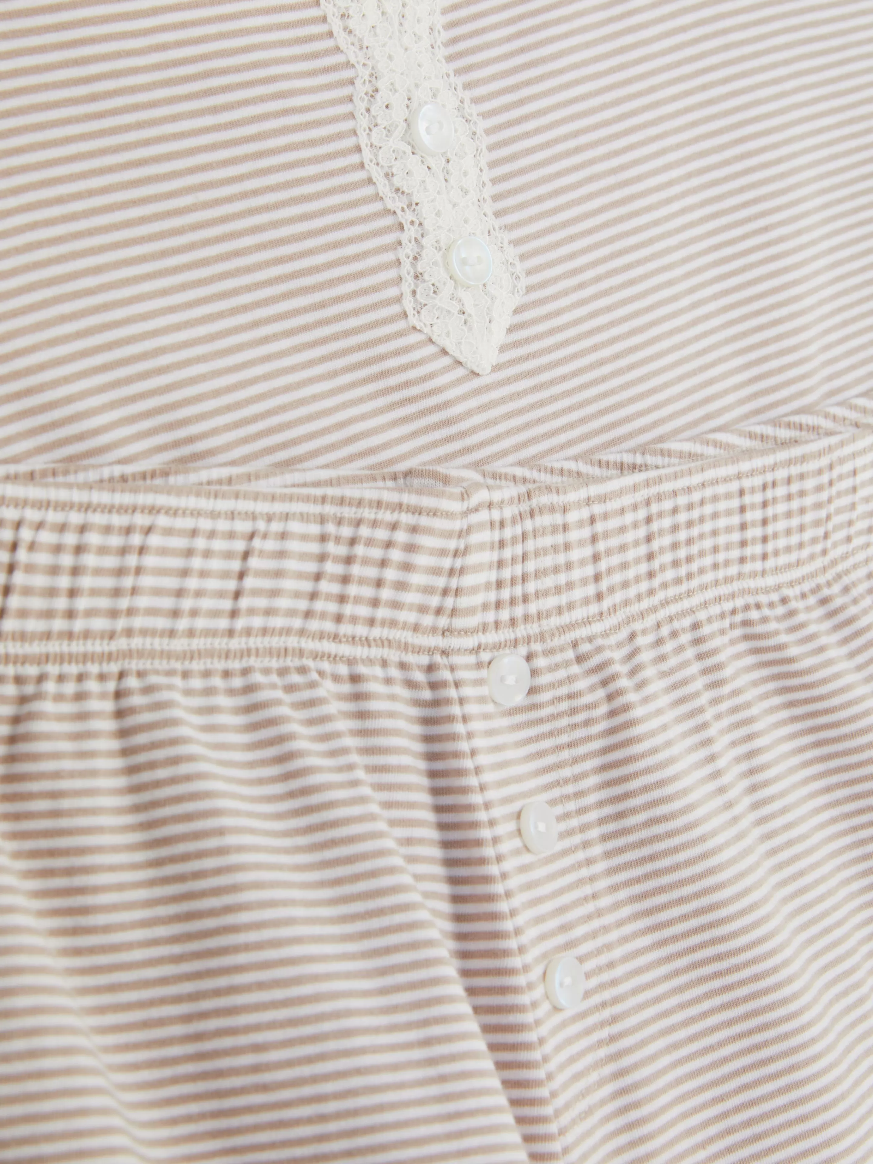 Ensemble Caraco Et Short De Pyjama à Dentelle-Primark Shop