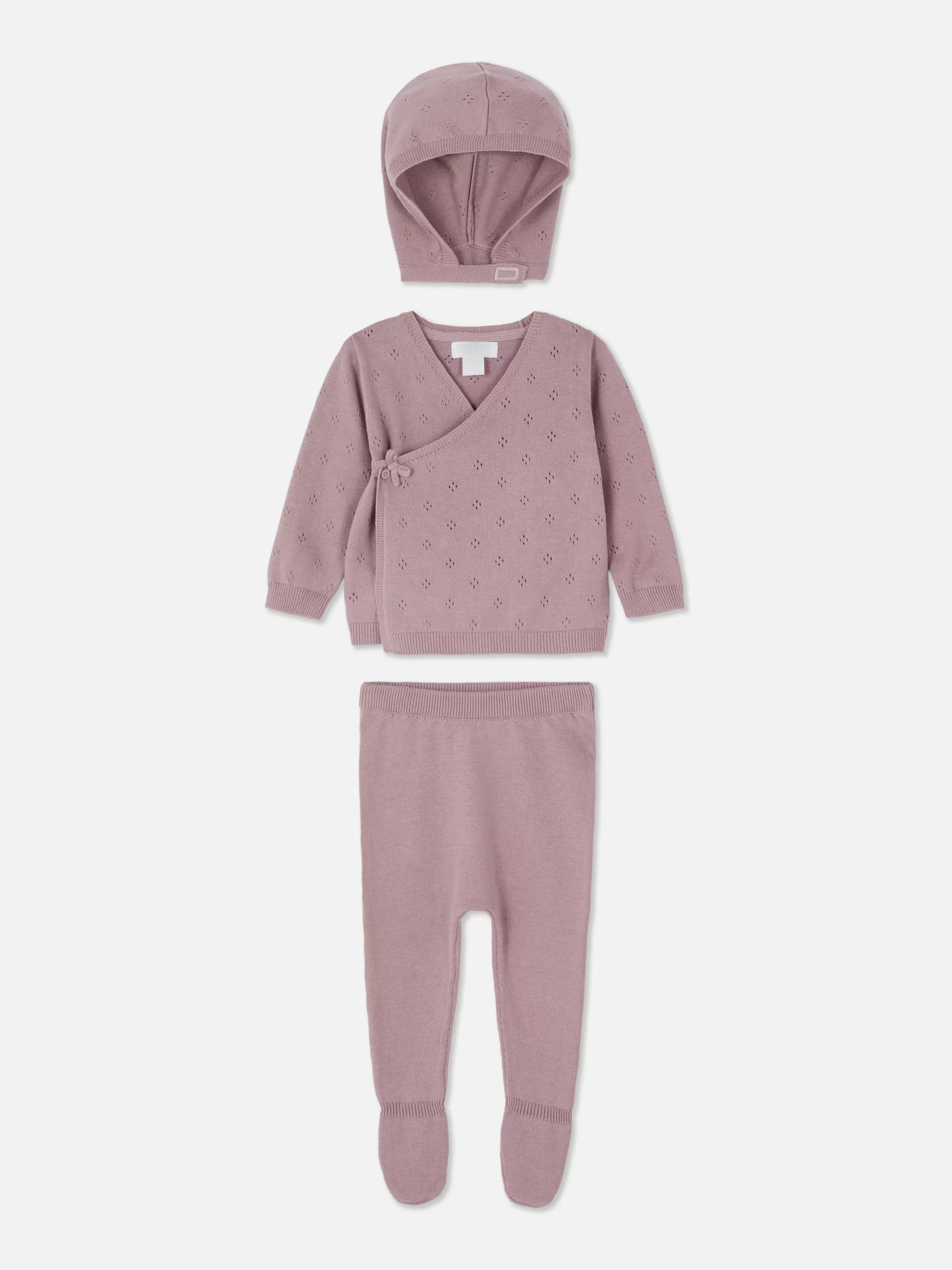 Ensemble Gilet, Legging Et Casquette En Maille-Primark Shop