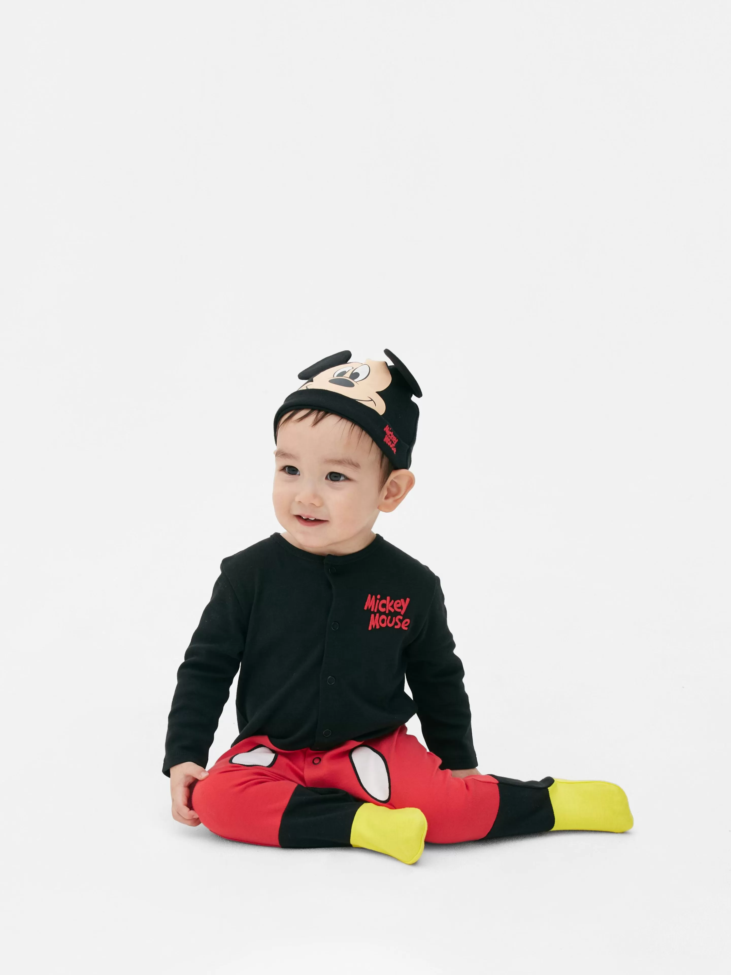 Ensemble Grenouillère Et Bonnet Disney Mickey Mouse-Primark Discount