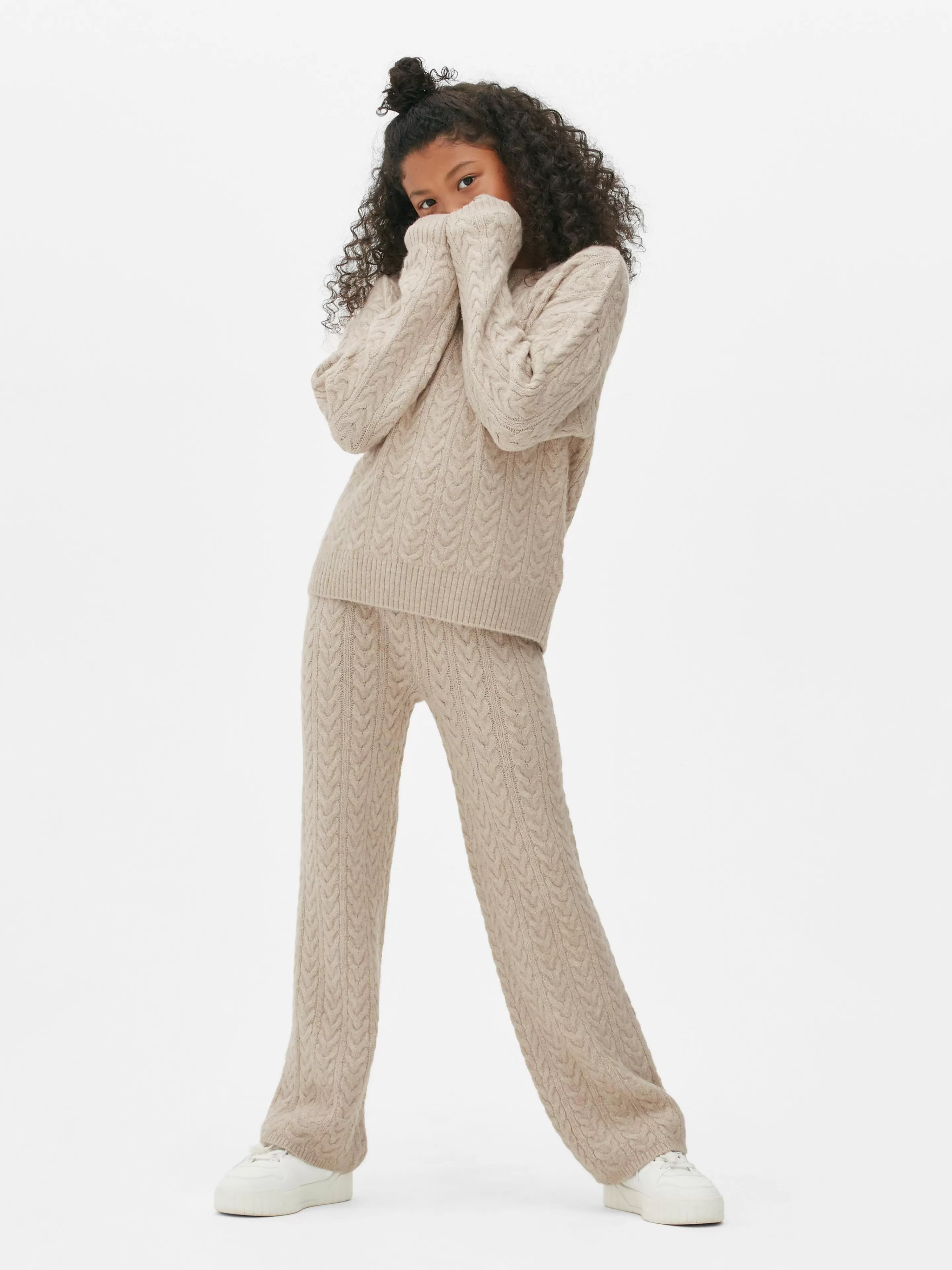 Ensemble Pull Et Legging En Maille Torsadée-Primark Outlet