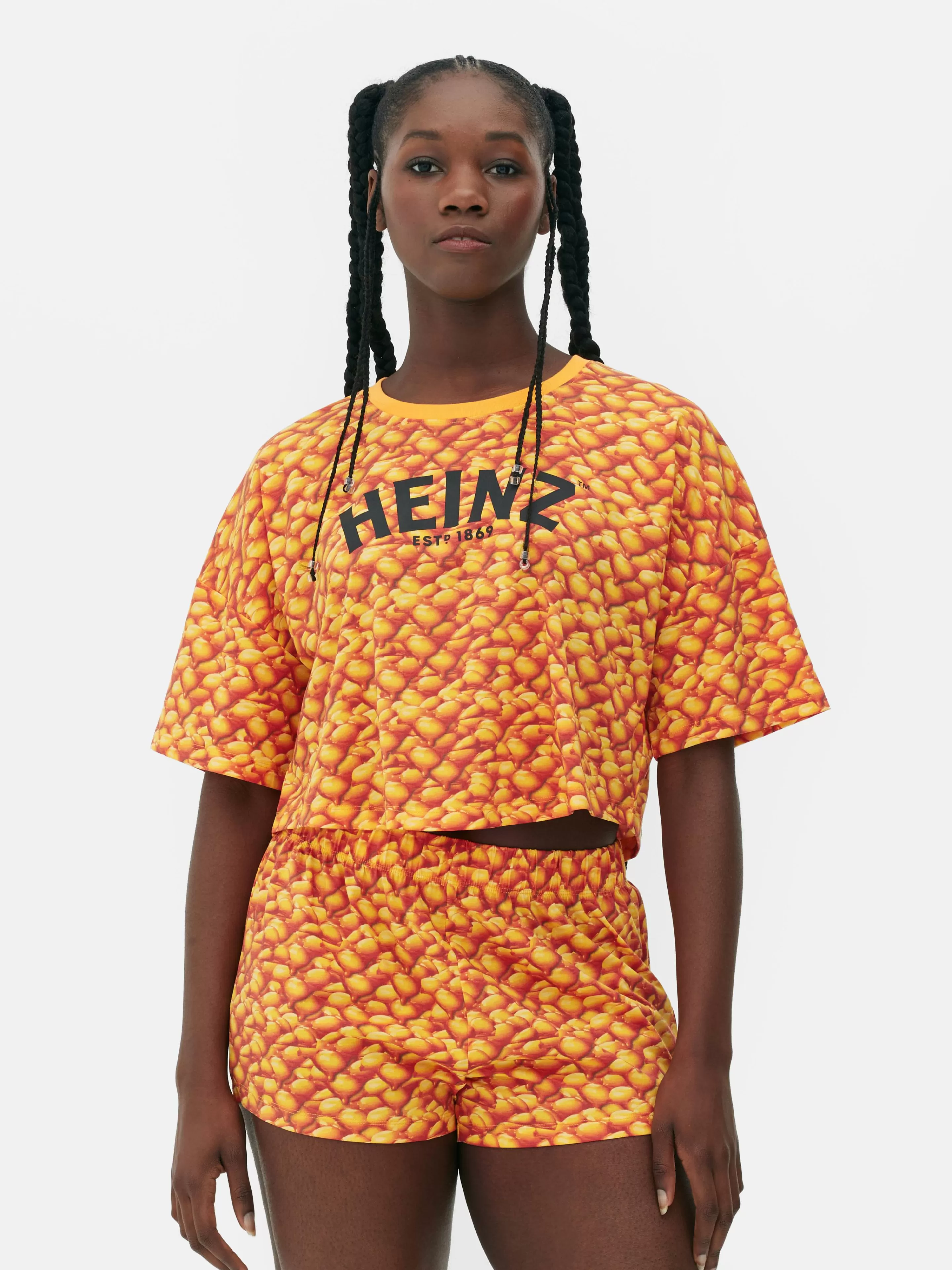 Ensemble Pyjama Court Graphique Heinz Beans-Primark New