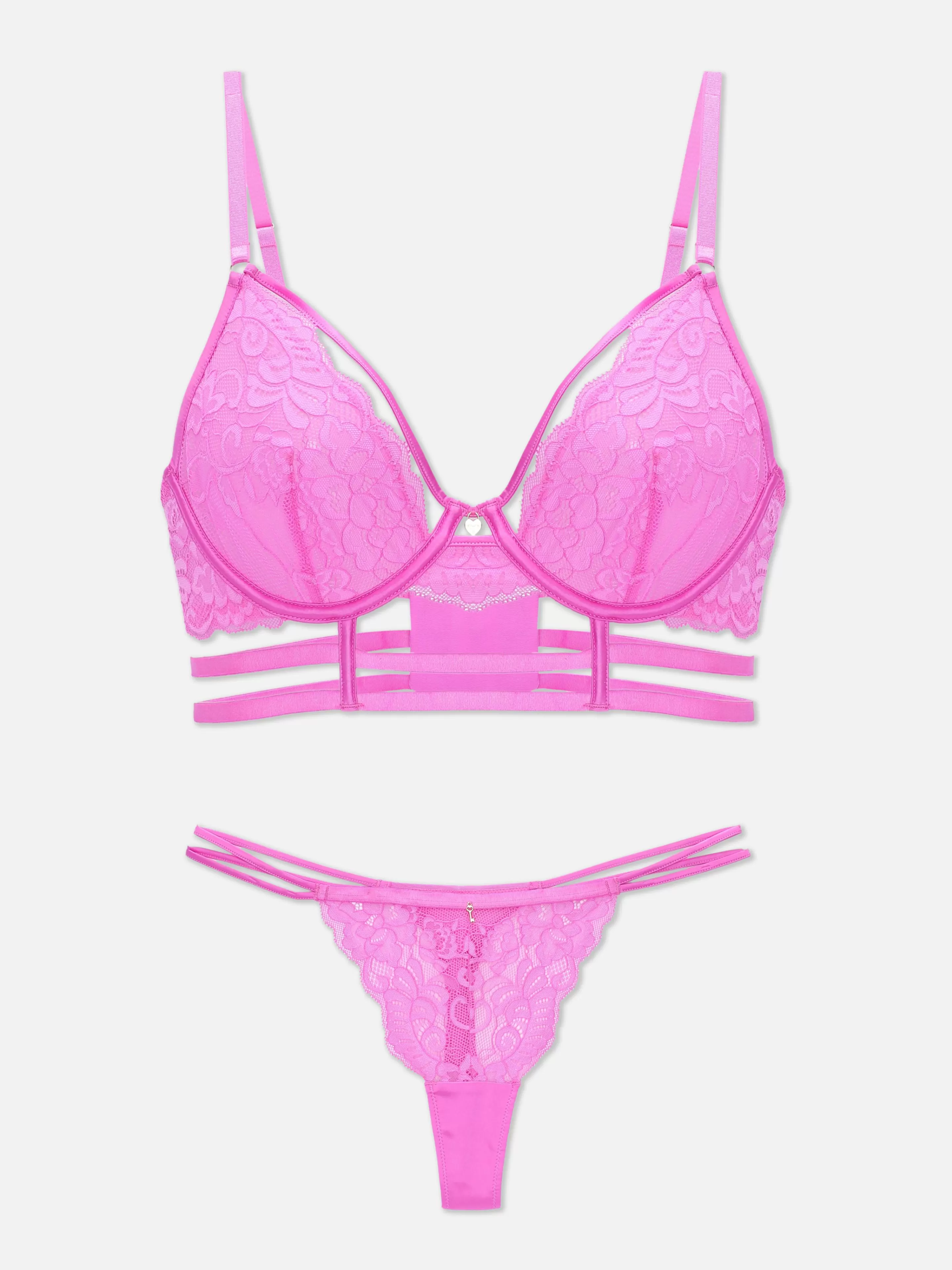 Ensemble Soutien-gorge Et String En Dentelle-Primark Discount