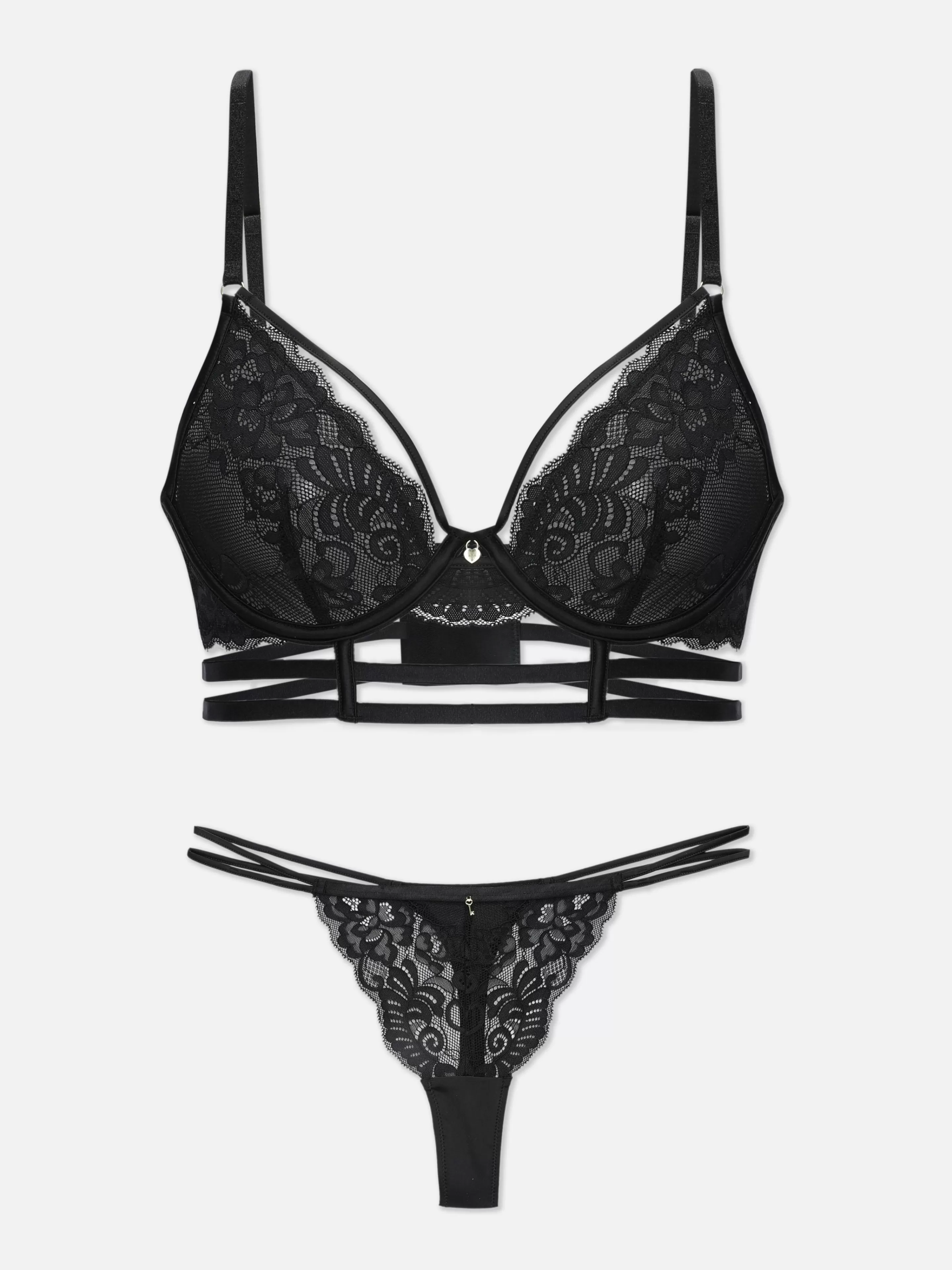 Ensemble Soutien-gorge Et String En Dentelle-Primark Hot