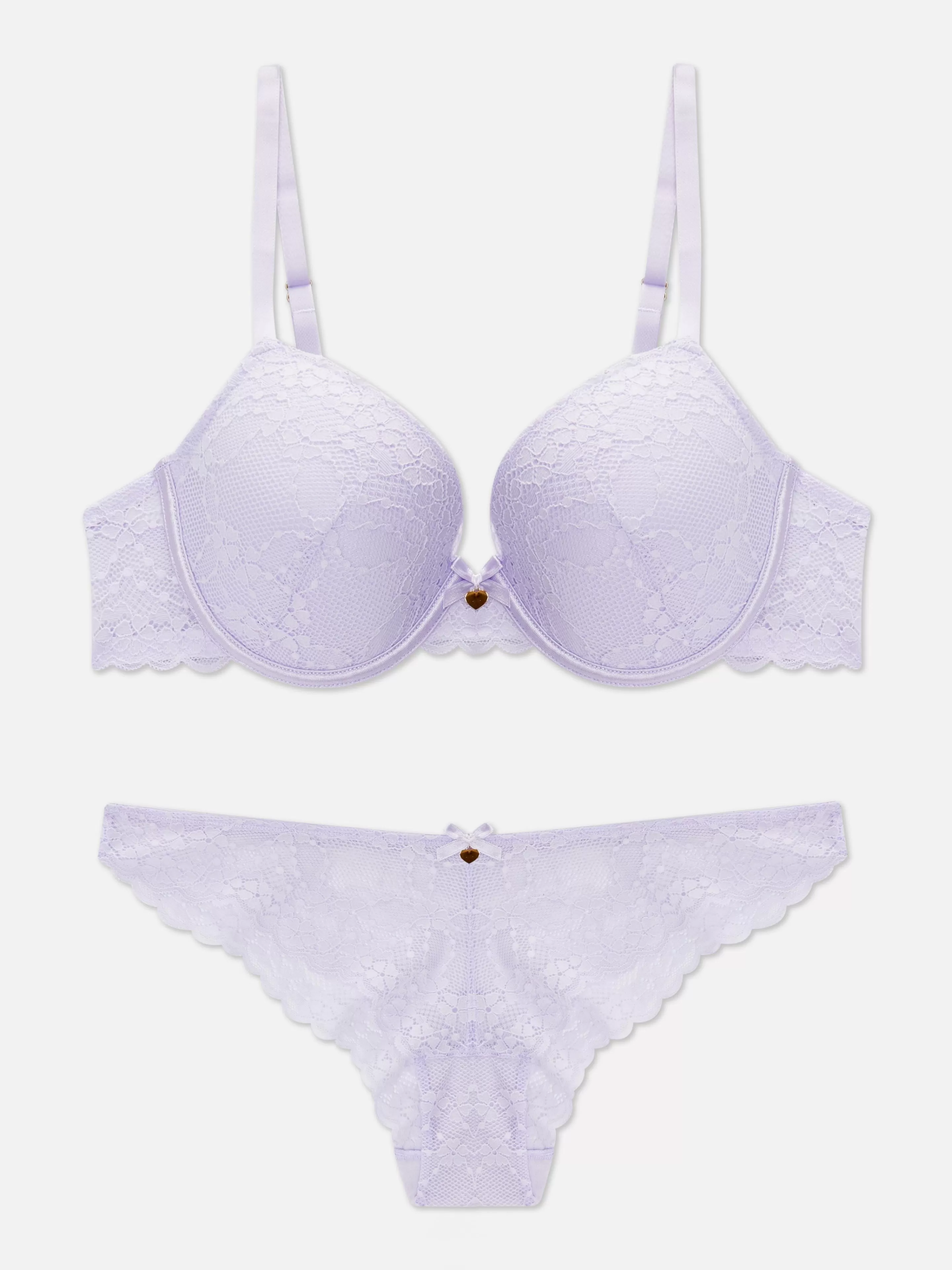 Ensemble Soutien-gorge Moulé Et Culotte En Dentelle-Primark Cheap